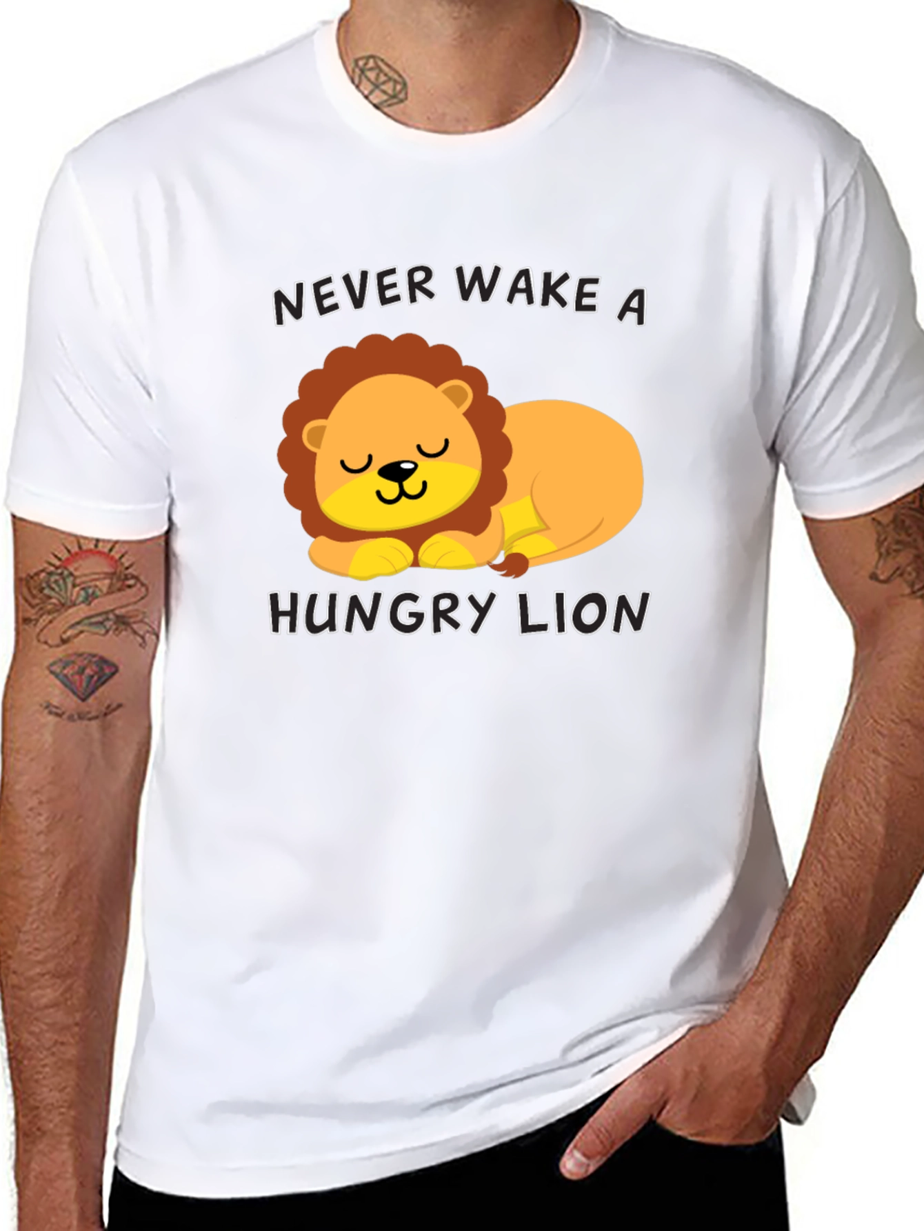 Never Wake a Hungry Lion T-Shirt