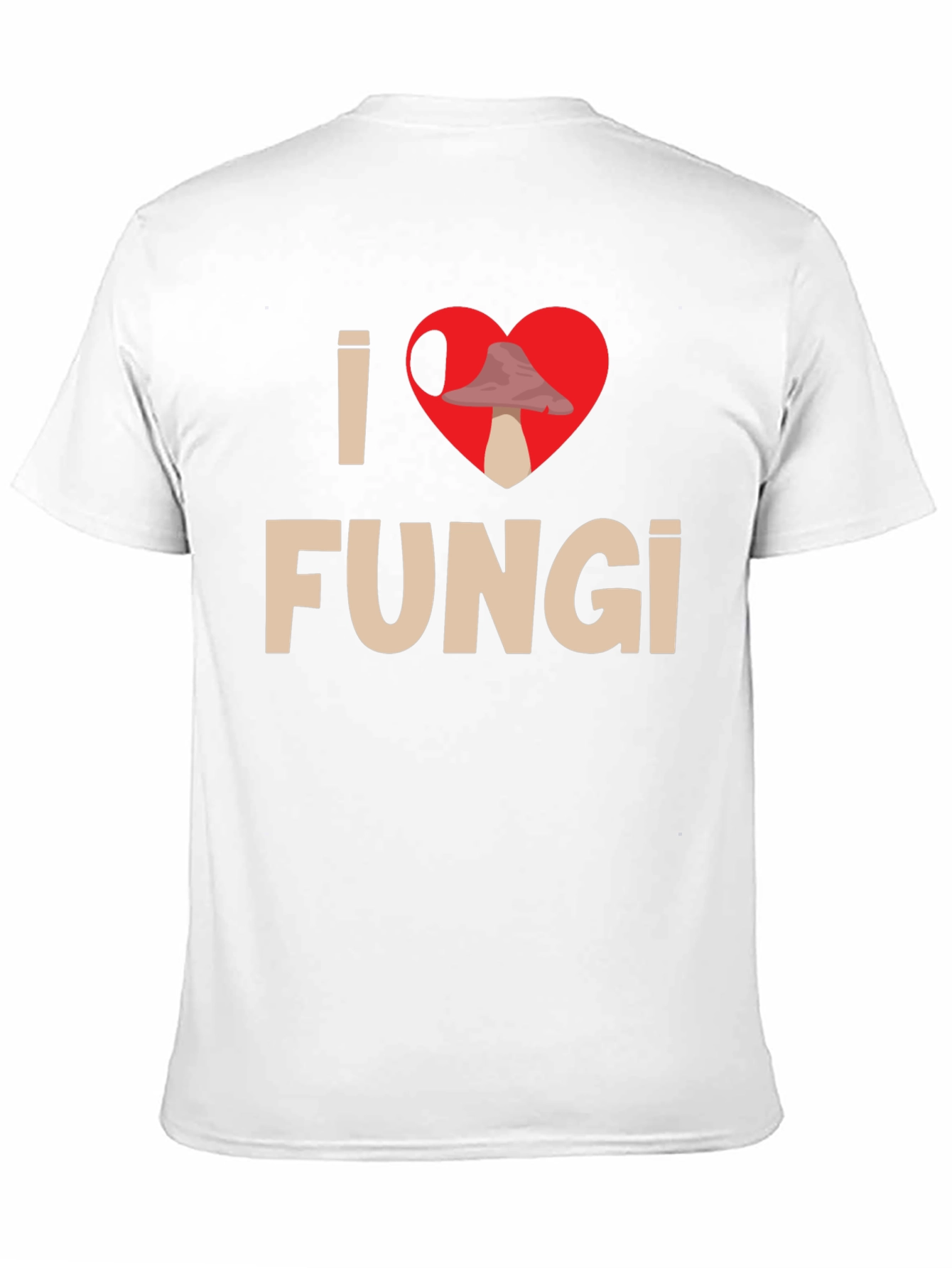 I Heart Fungi Black T-Shirt - Mushroom Lover Tee