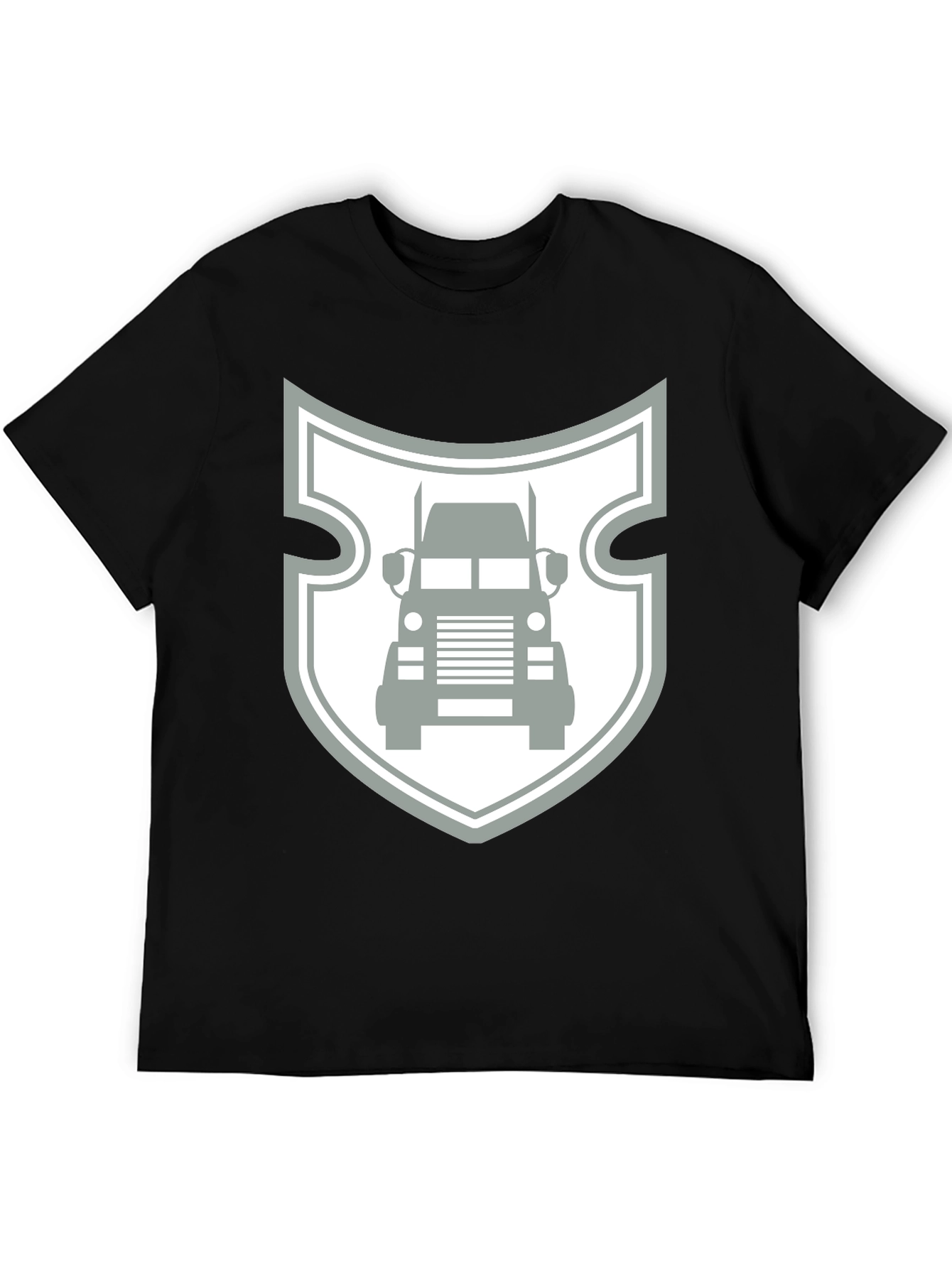 Truck Shield Graphic Tee - Black