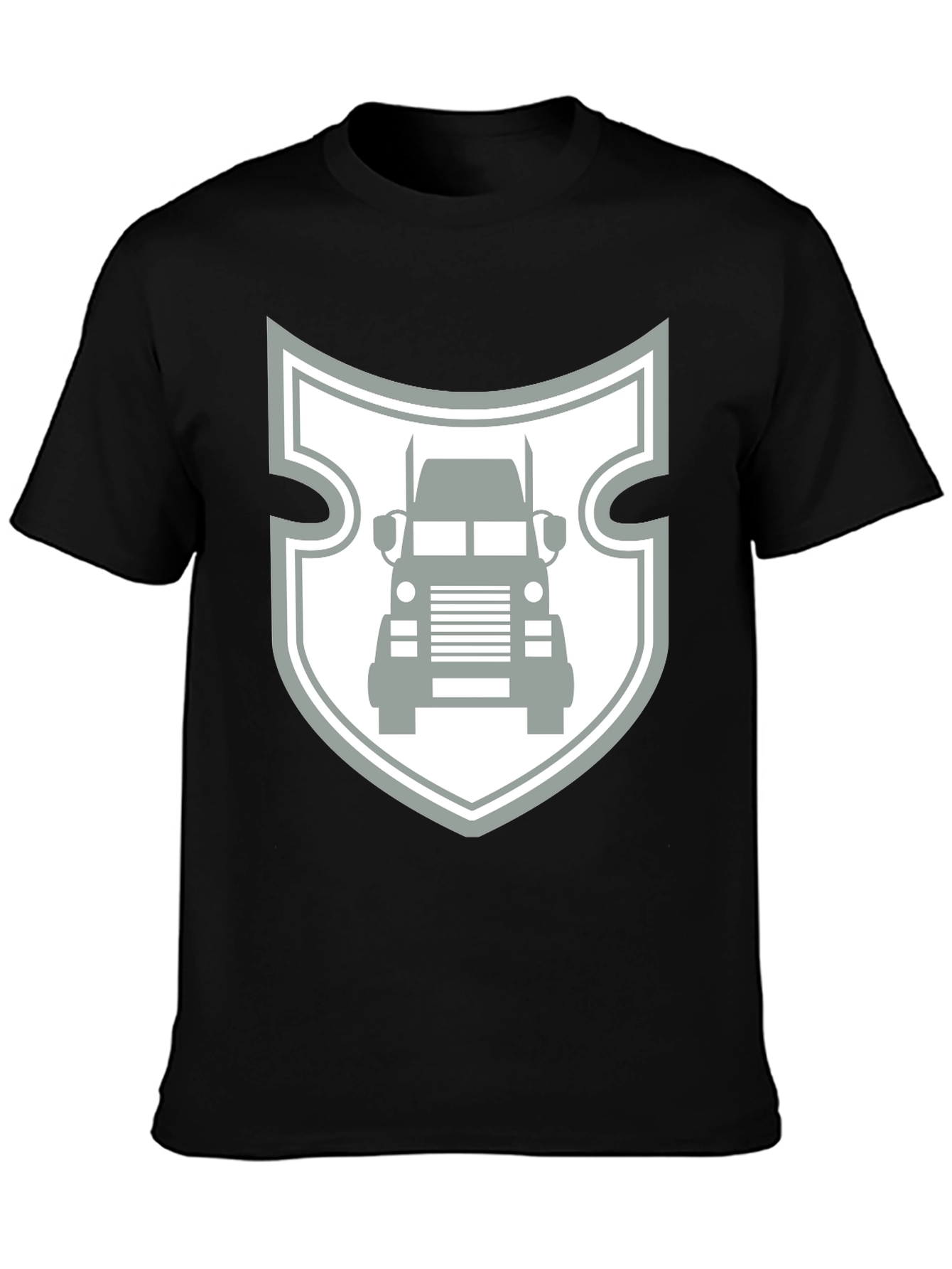 Truck Shield Graphic Tee - Black