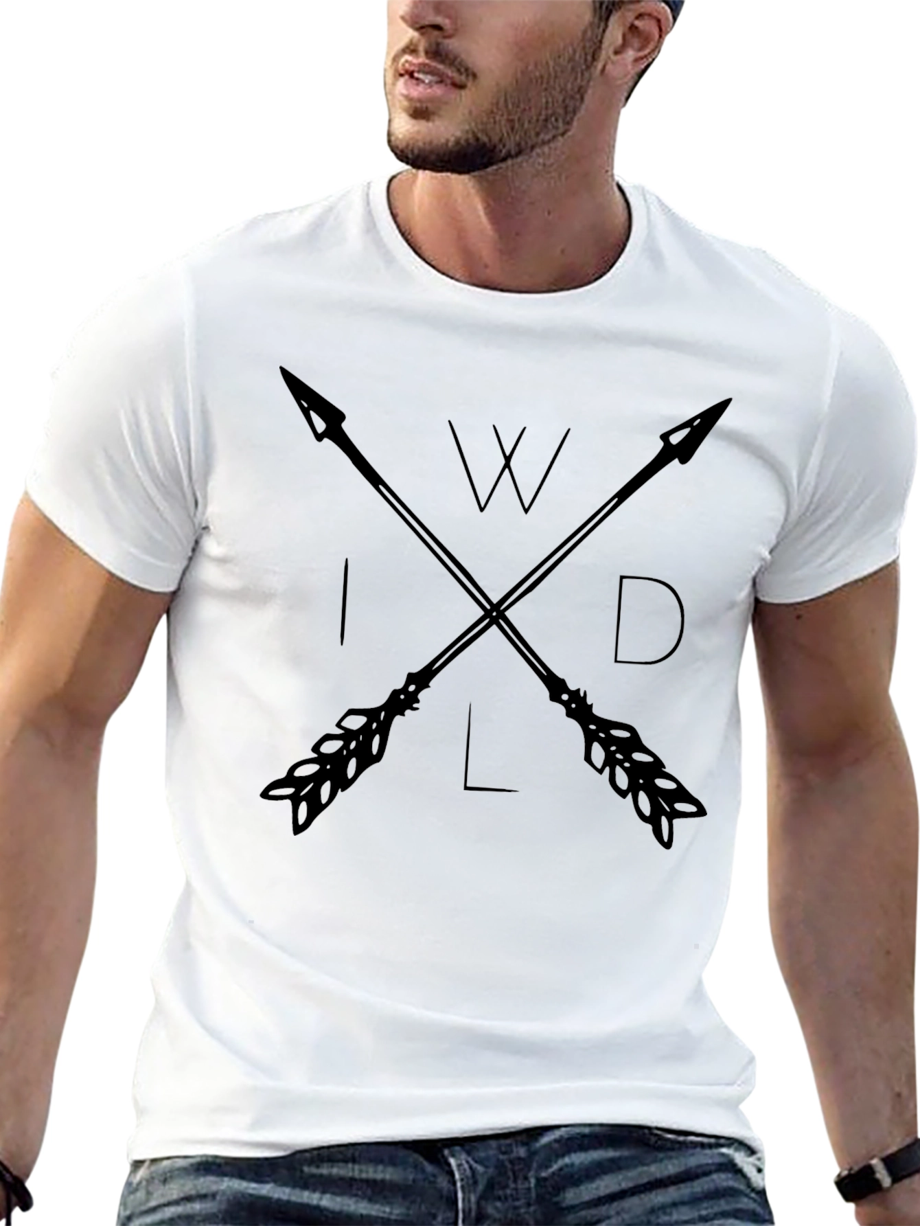 Wild Arrows Graphic Tee - Stylish Black Shirt