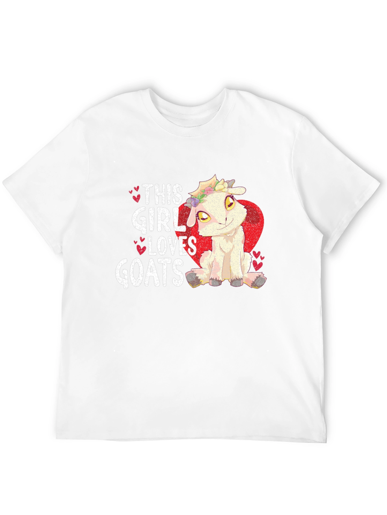 This Girl Loves Goats Black T-Shirt