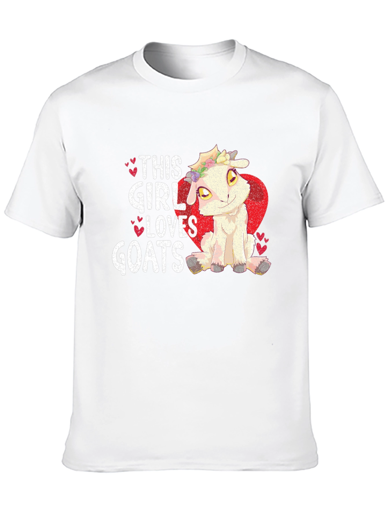 This Girl Loves Goats Black T-Shirt
