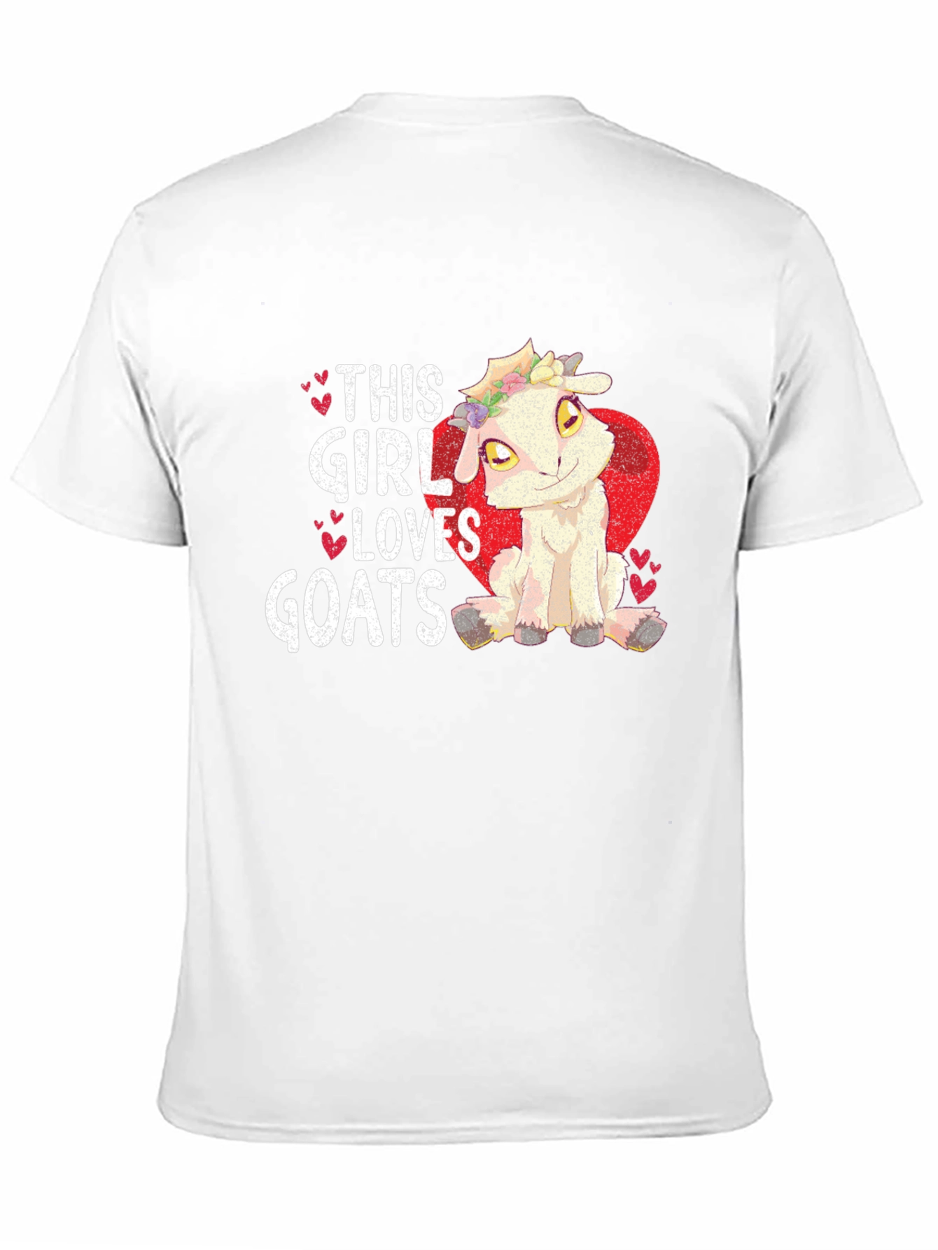 This Girl Loves Goats Black T-Shirt