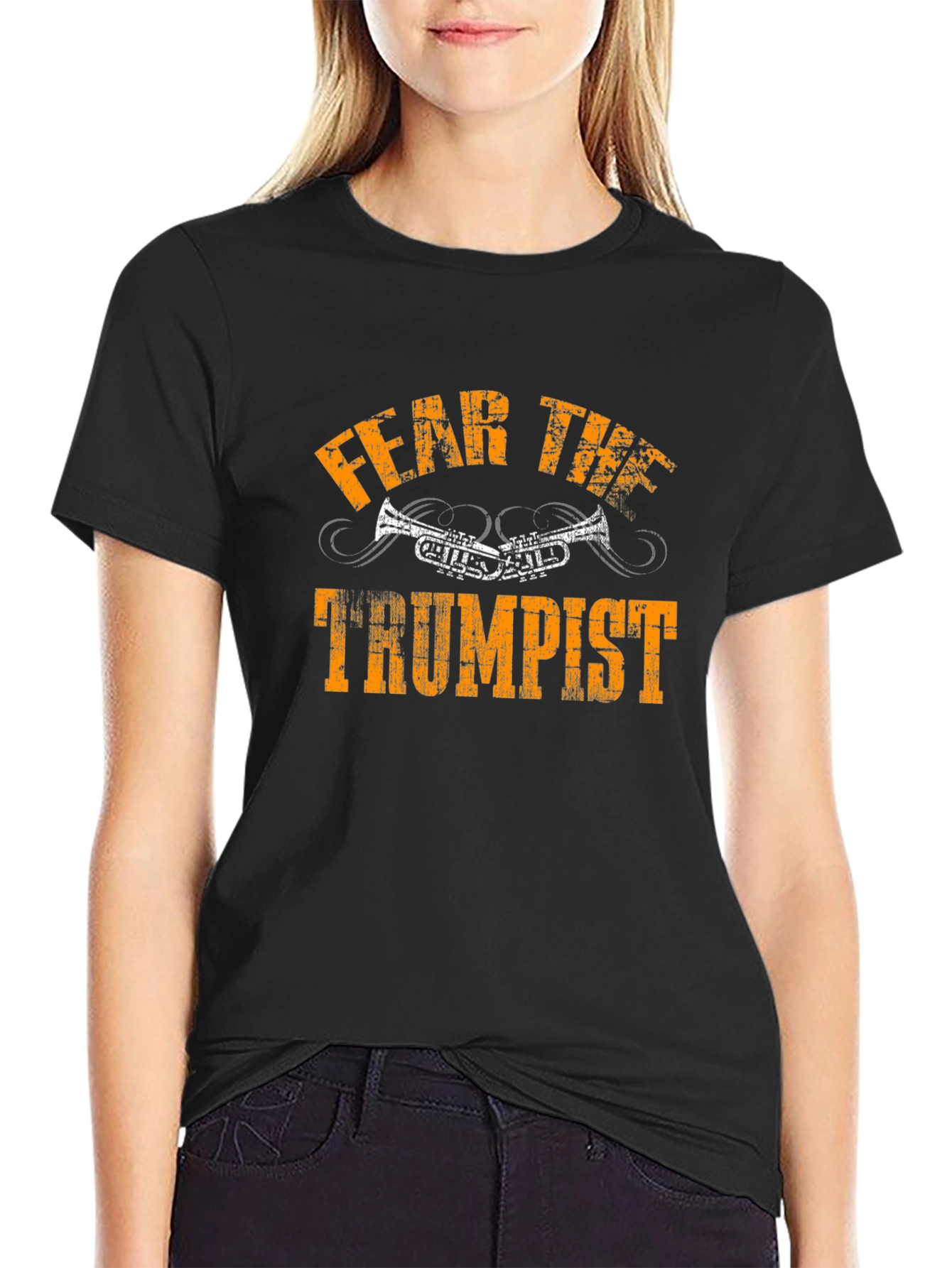 Fear The Trumpist Black Cotton T-Shirt