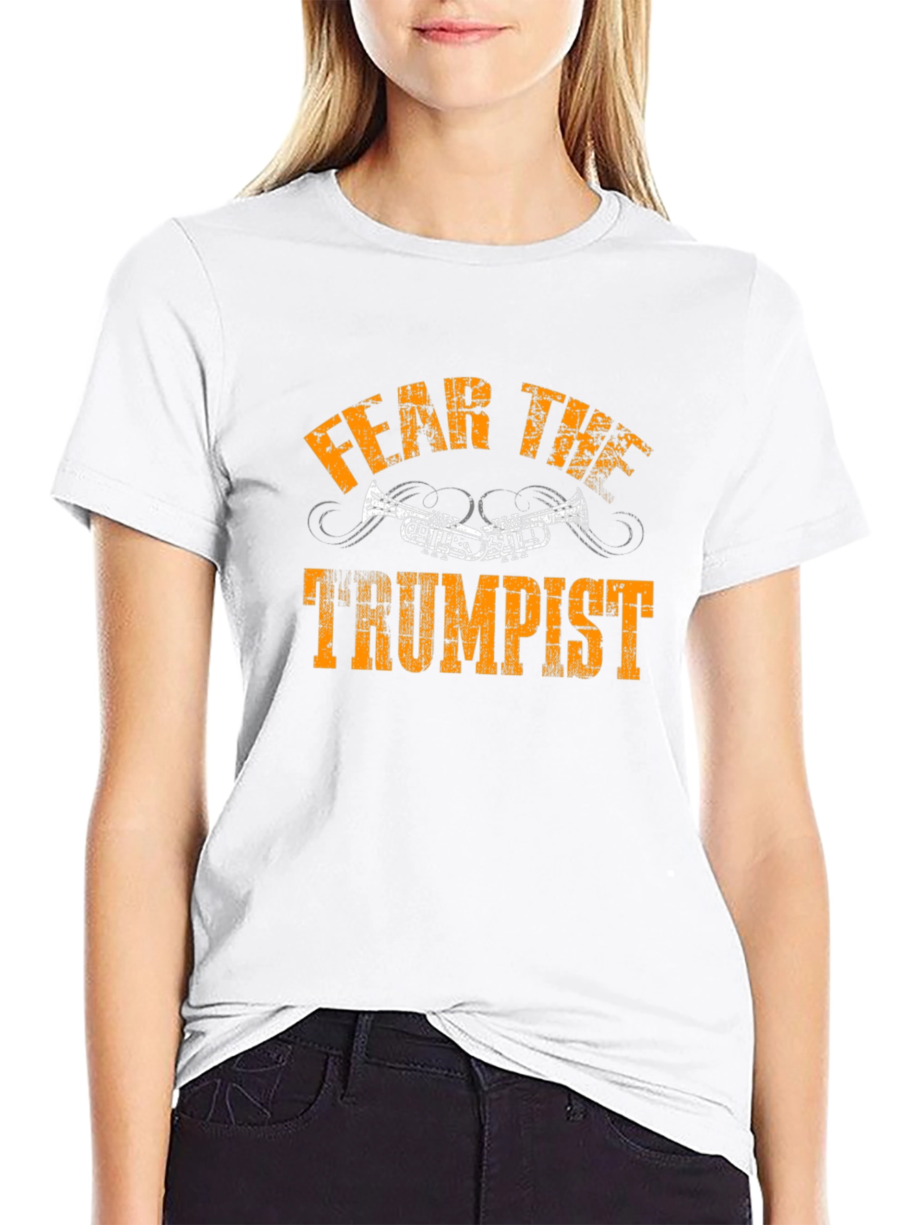 Fear The Trumpist Black Cotton T-Shirt