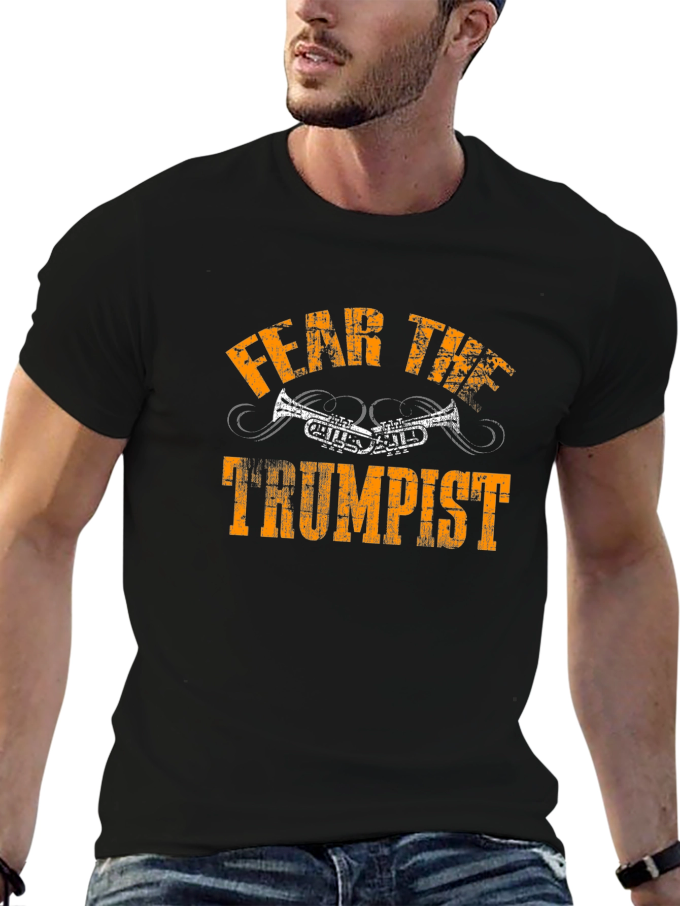Fear The Trumpist Black Cotton T-Shirt