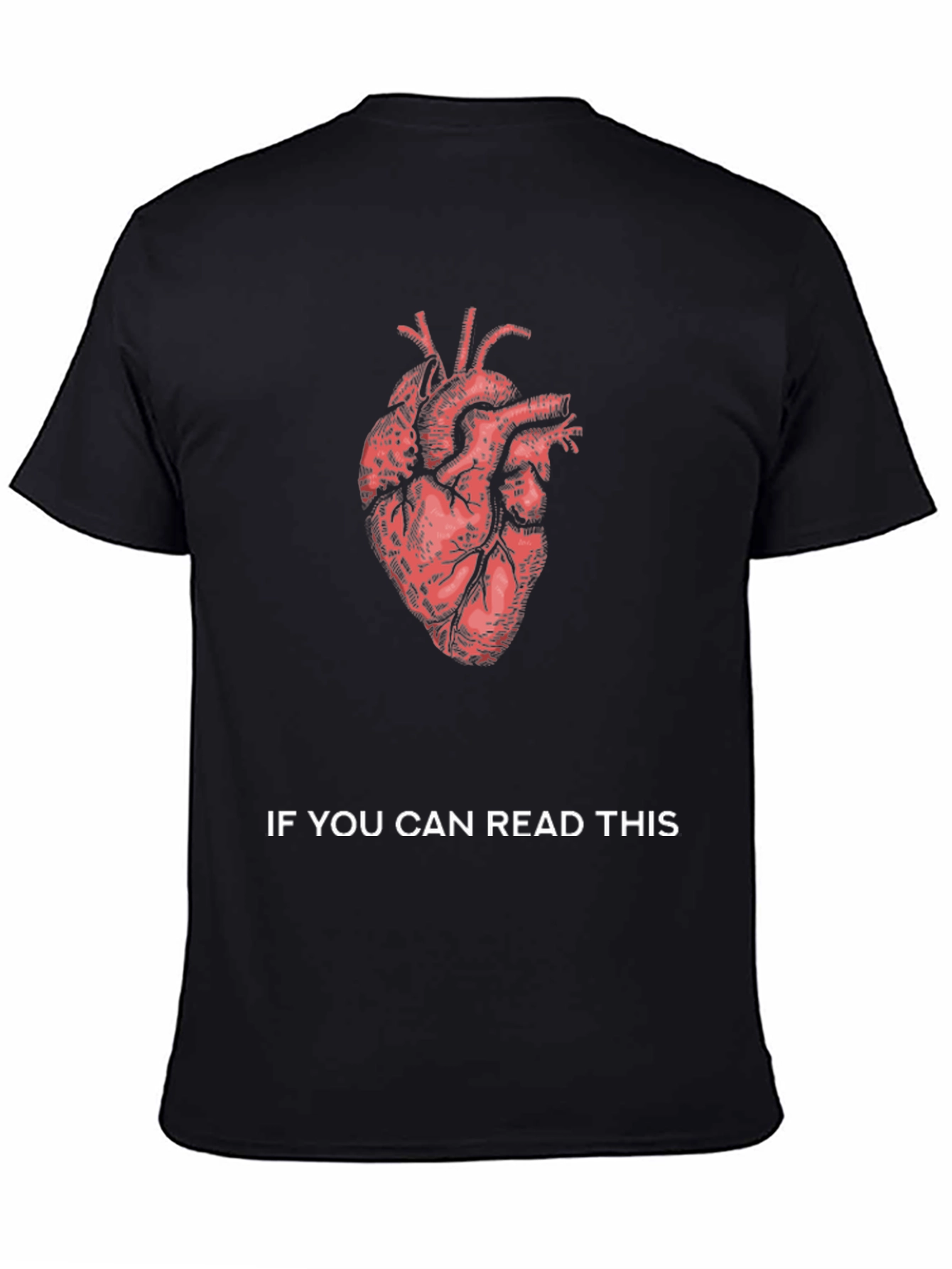 Anatomical Heart Graphic Tee - Read This