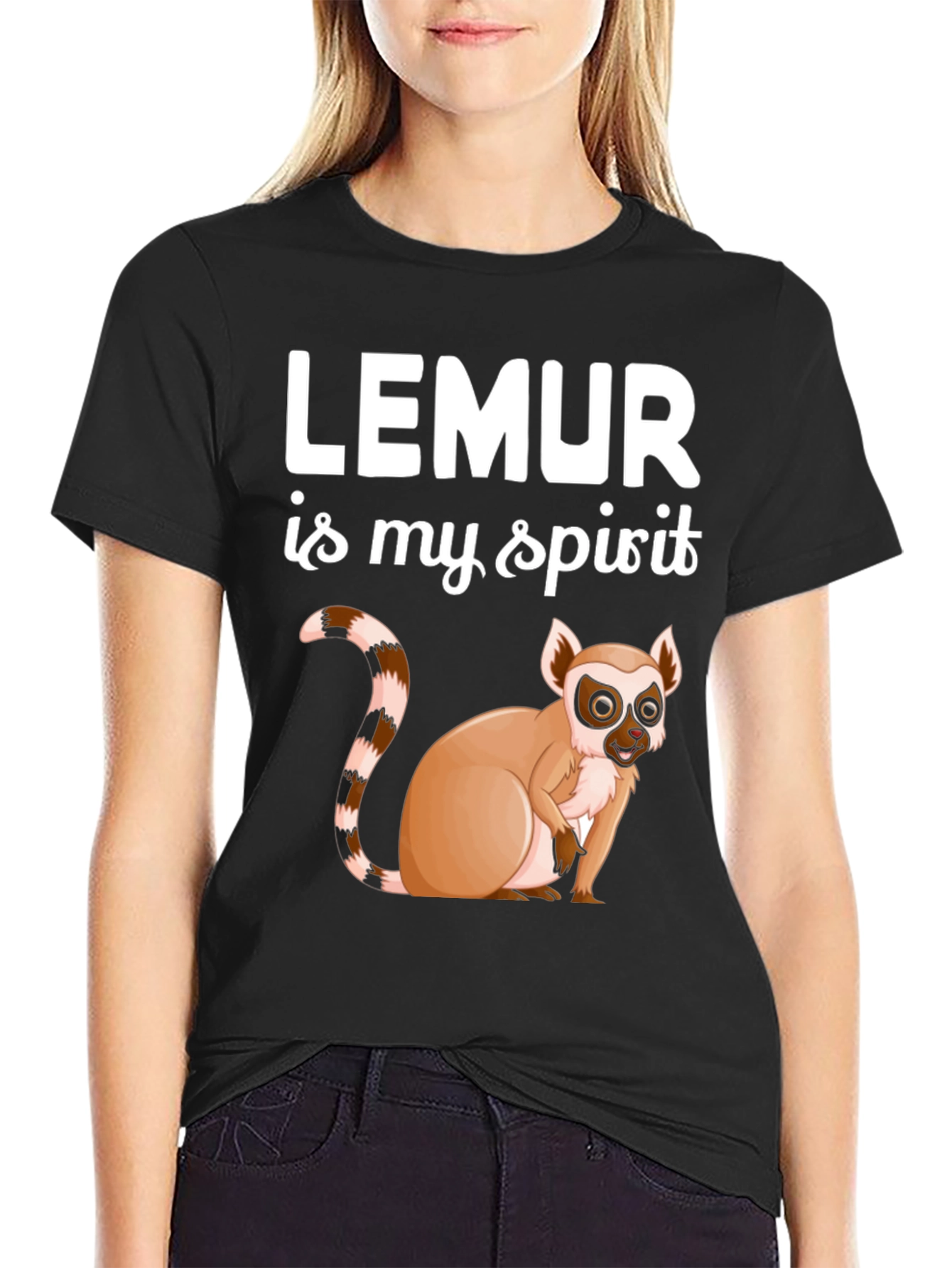 Lemur is My Spirit Animal Graphic Tee