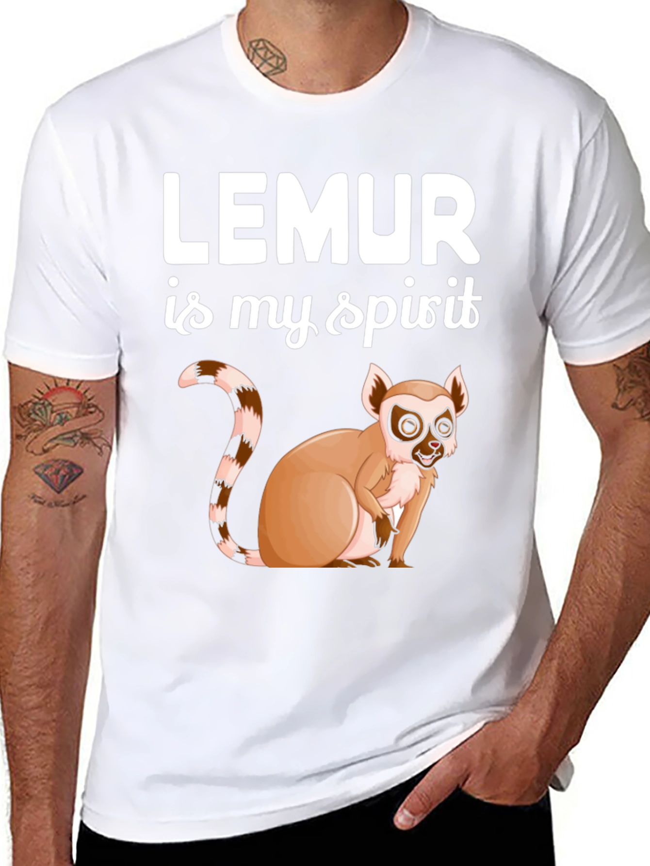 Lemur is My Spirit Animal Graphic Tee