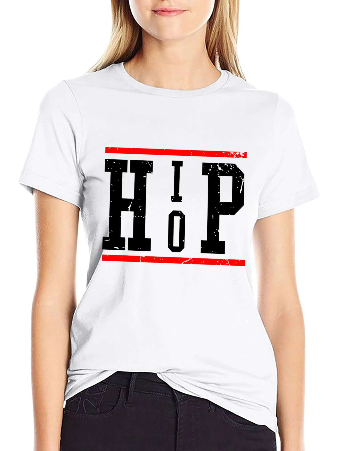 HIP Black Graphic Tee - Urban Style