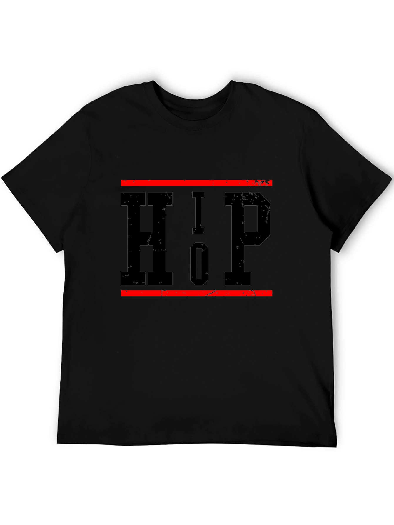 HIP Black Graphic Tee - Urban Style