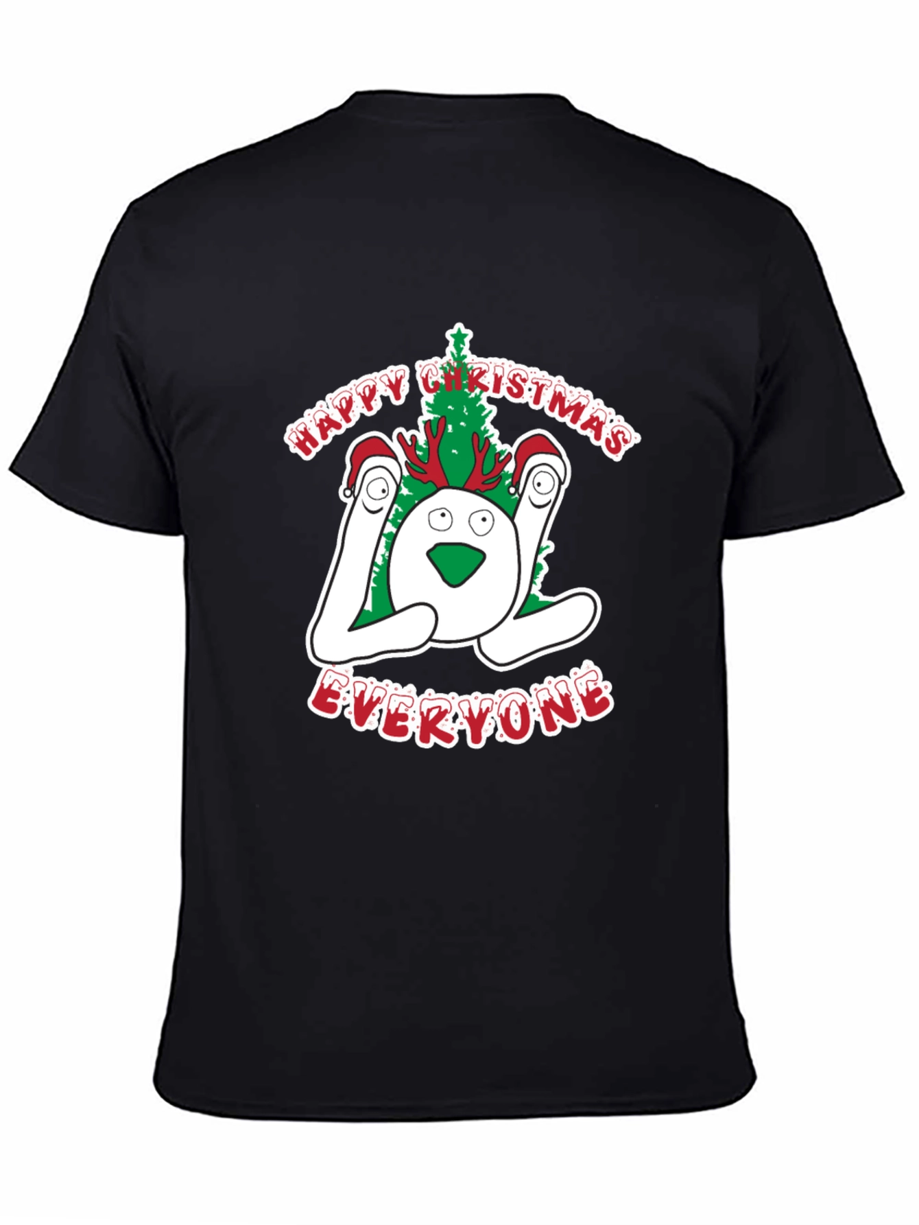Festive LOL Christmas Graphic T-Shirt