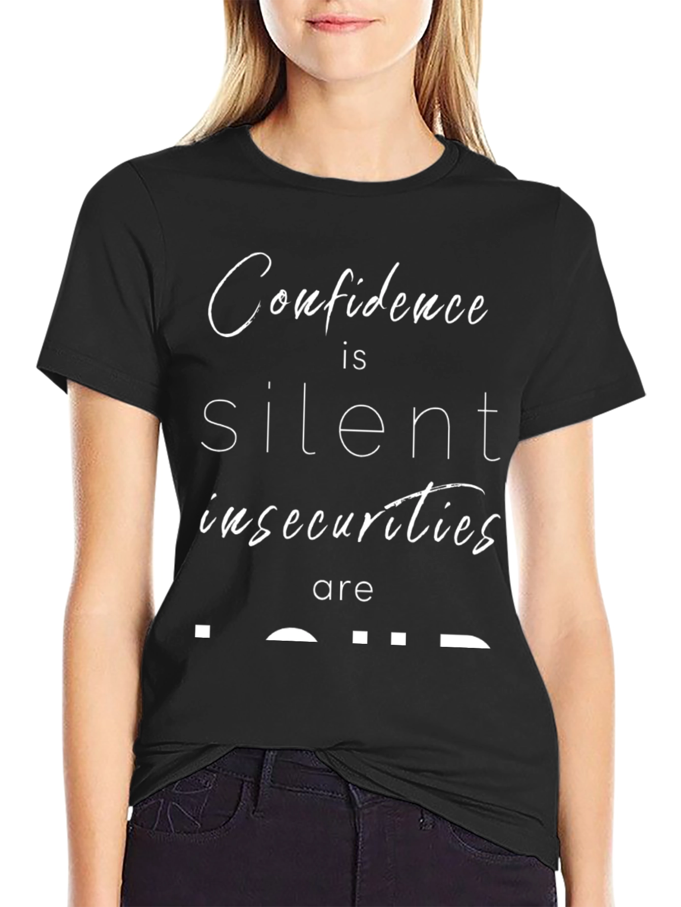 Confidence is Silent Graphic Tee