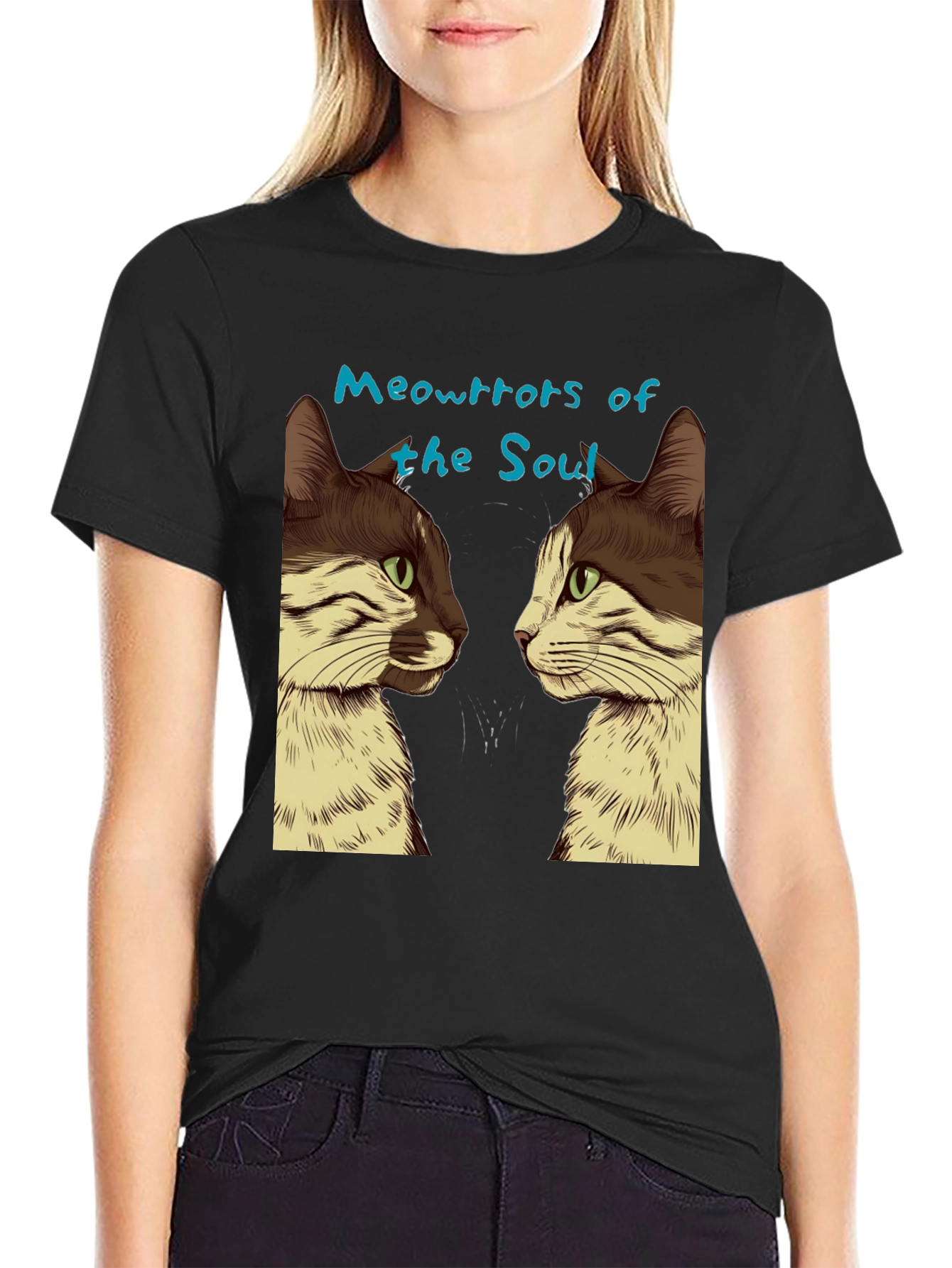 Meowrror of the Soul Graphic Tee