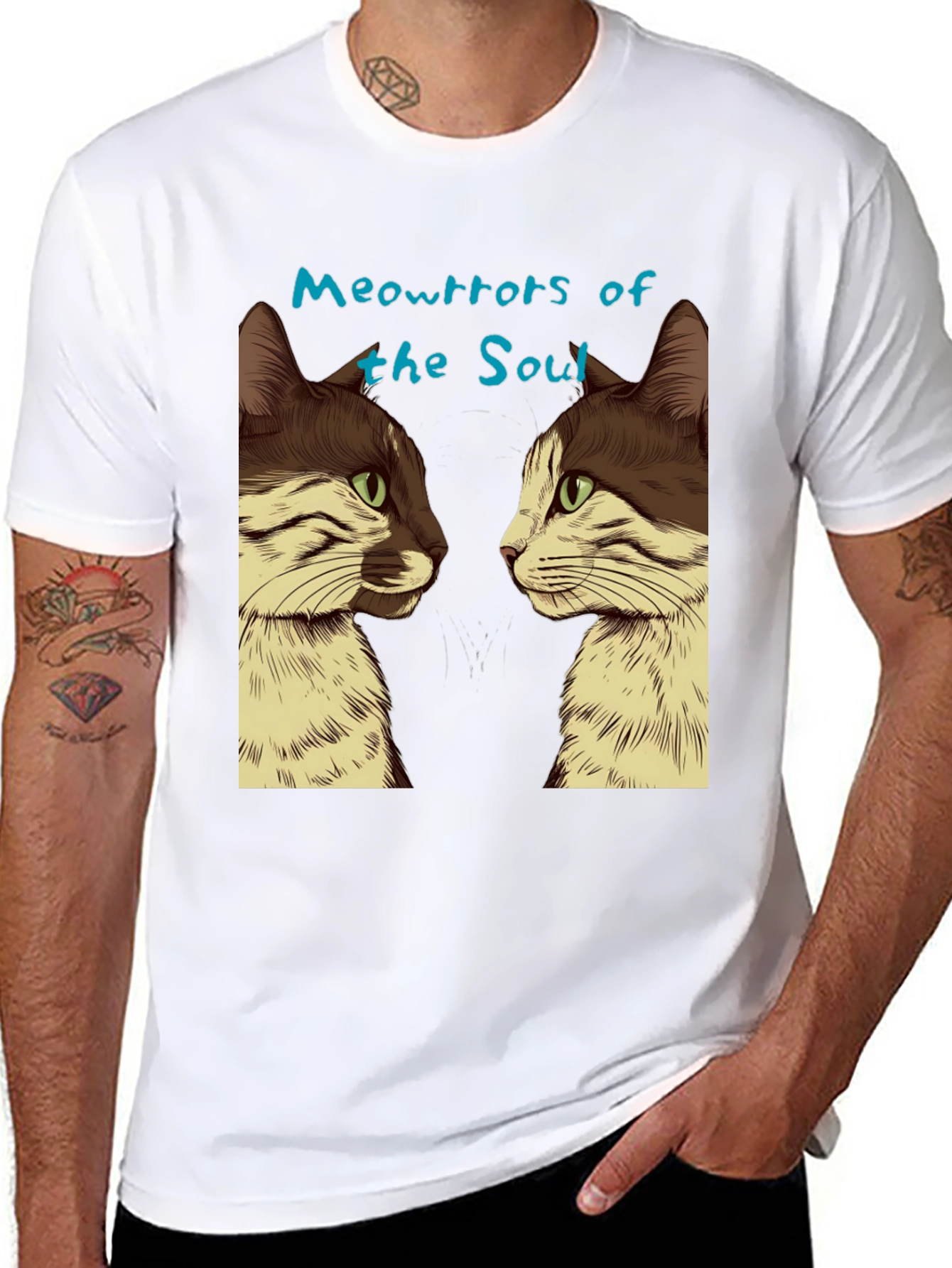 Meowrror of the Soul Graphic Tee