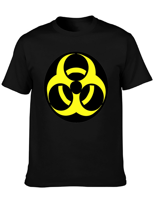 Biohazard Symbol Graphic Tee - Bold & Unique