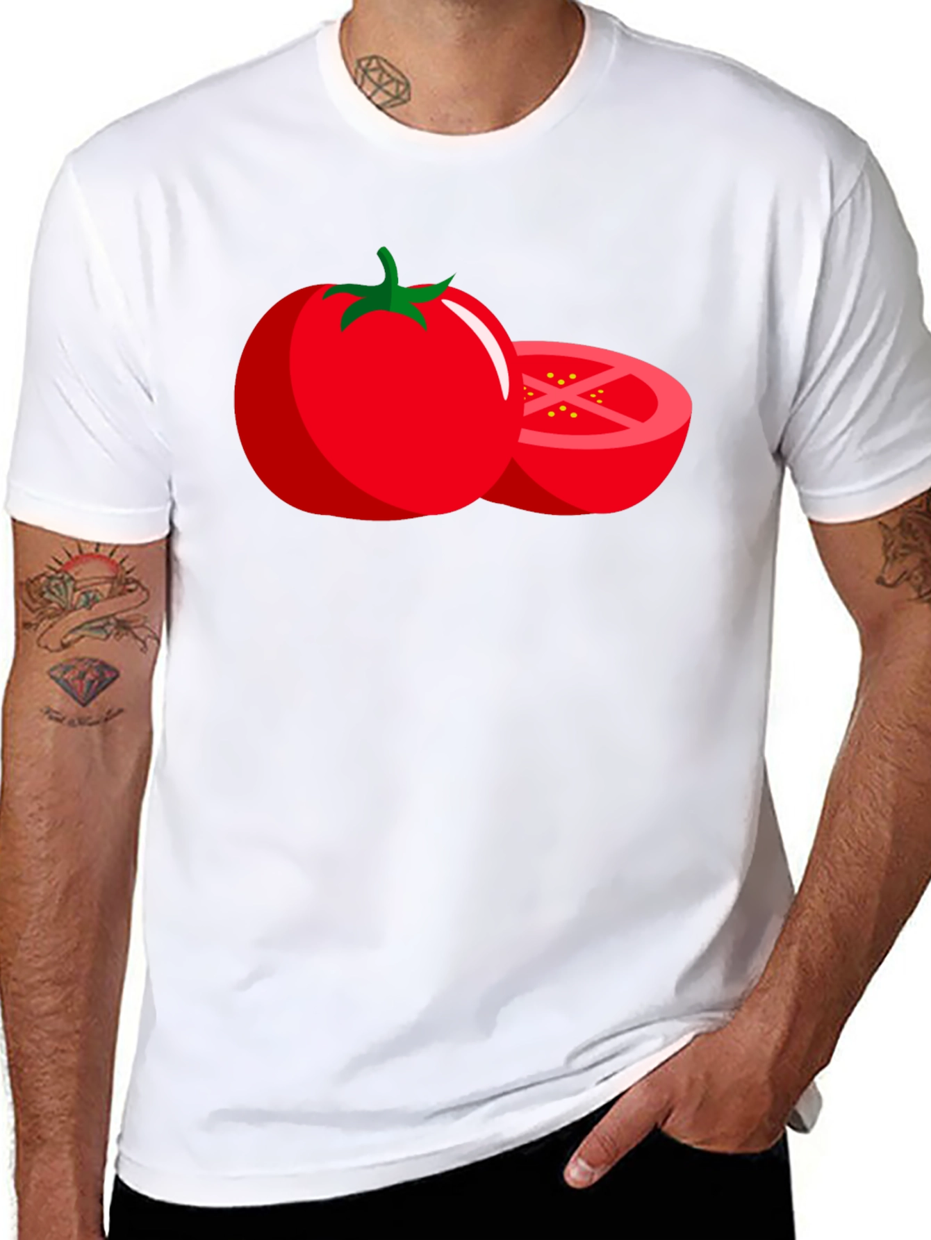Tomato Graphic Tee - Fresh Style