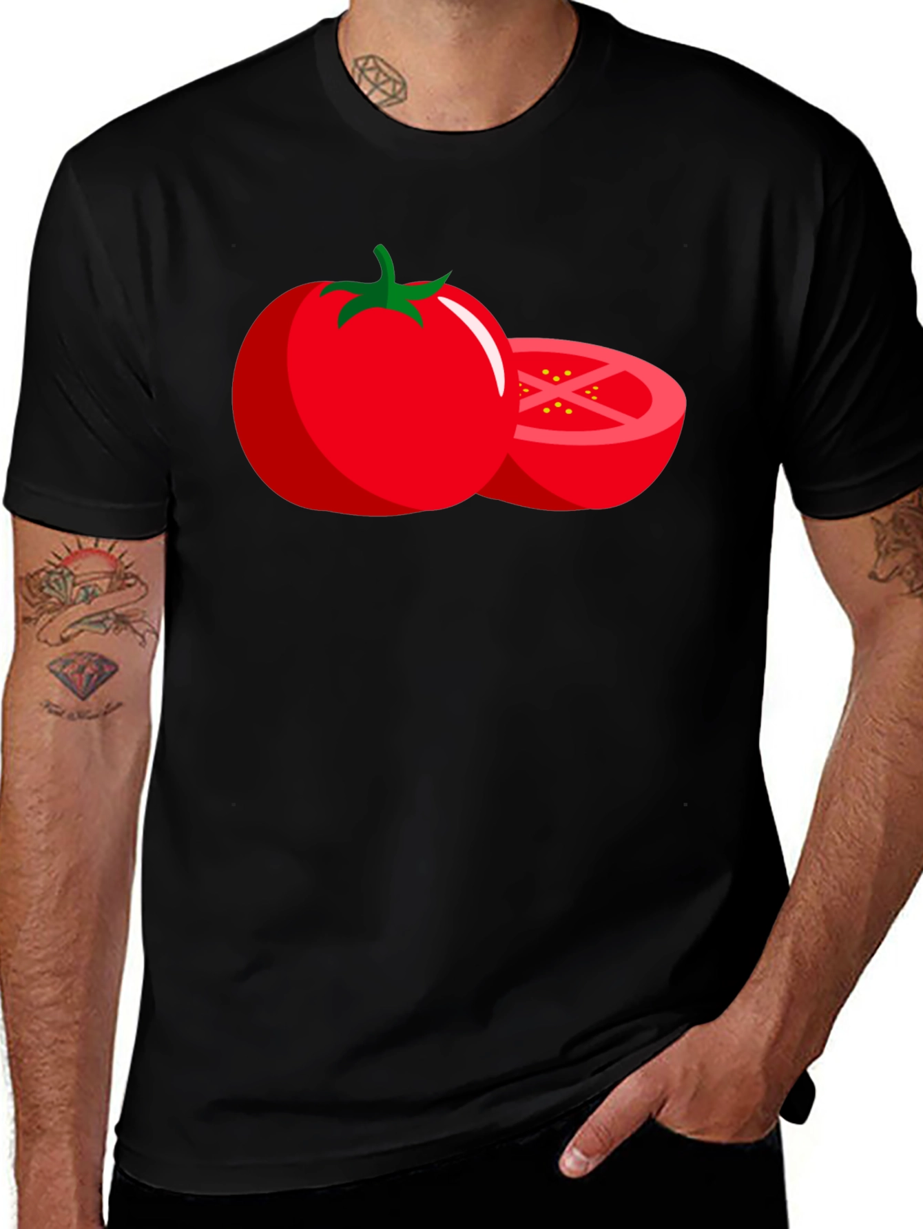 Tomato Graphic Tee - Fresh Style