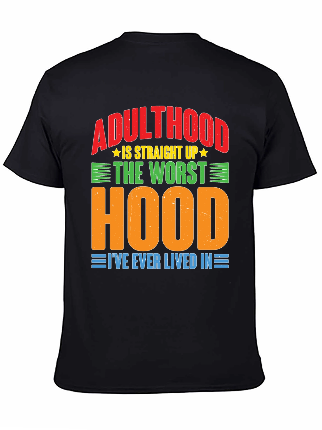 Adulthood Worst Hood Graphic T-Shirt