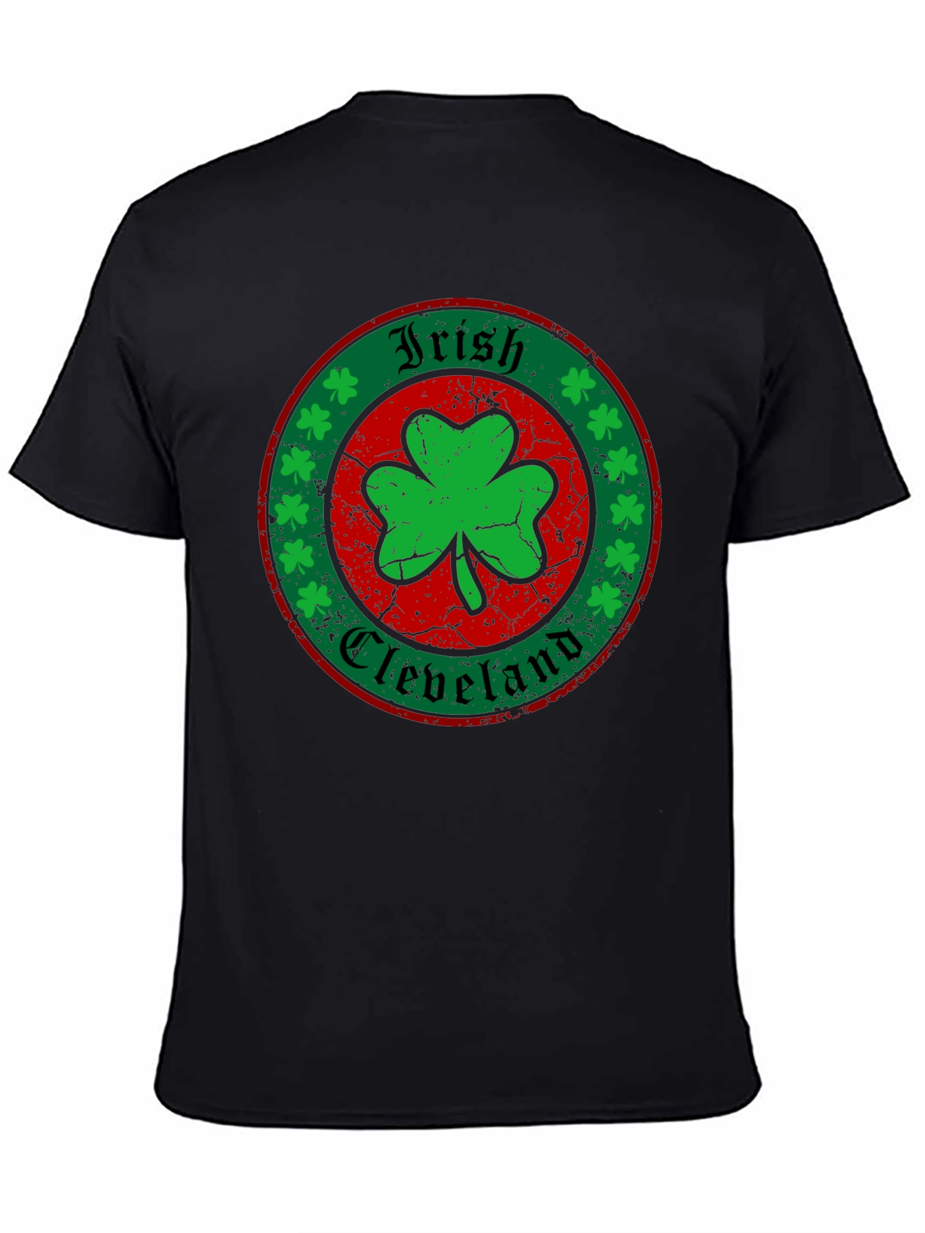 Irish Cleveland Shamrock Graphic T-Shirt