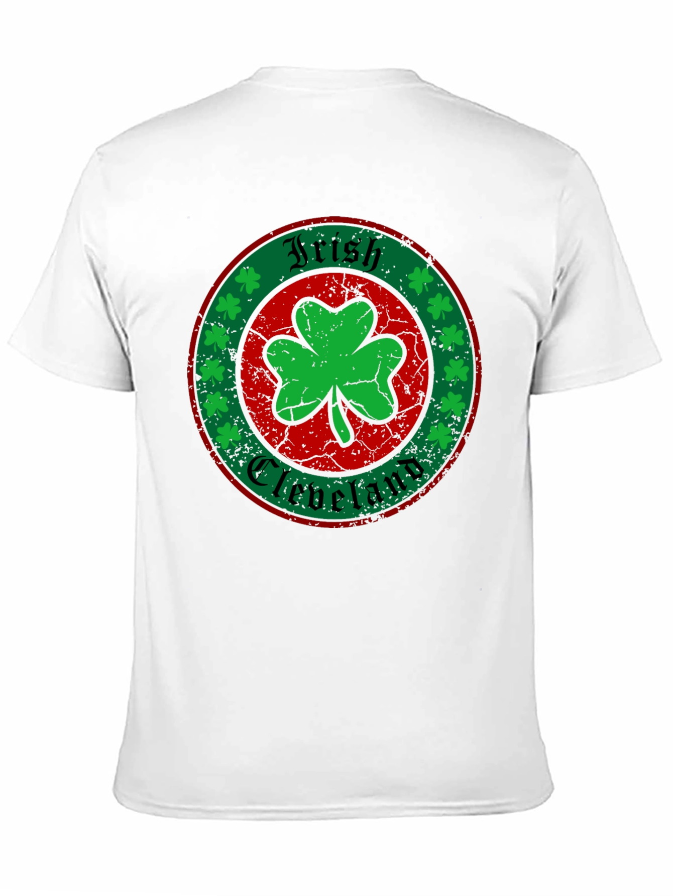 Irish Cleveland Shamrock Graphic T-Shirt