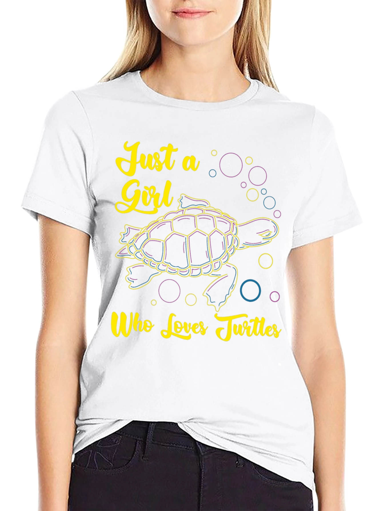 Just a Girl Who Loves Turtles T-Shirt
