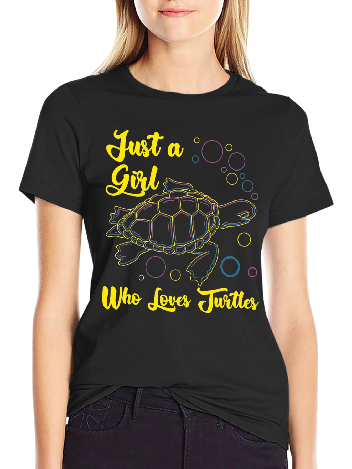 Just a Girl Who Loves Turtles T-Shirt