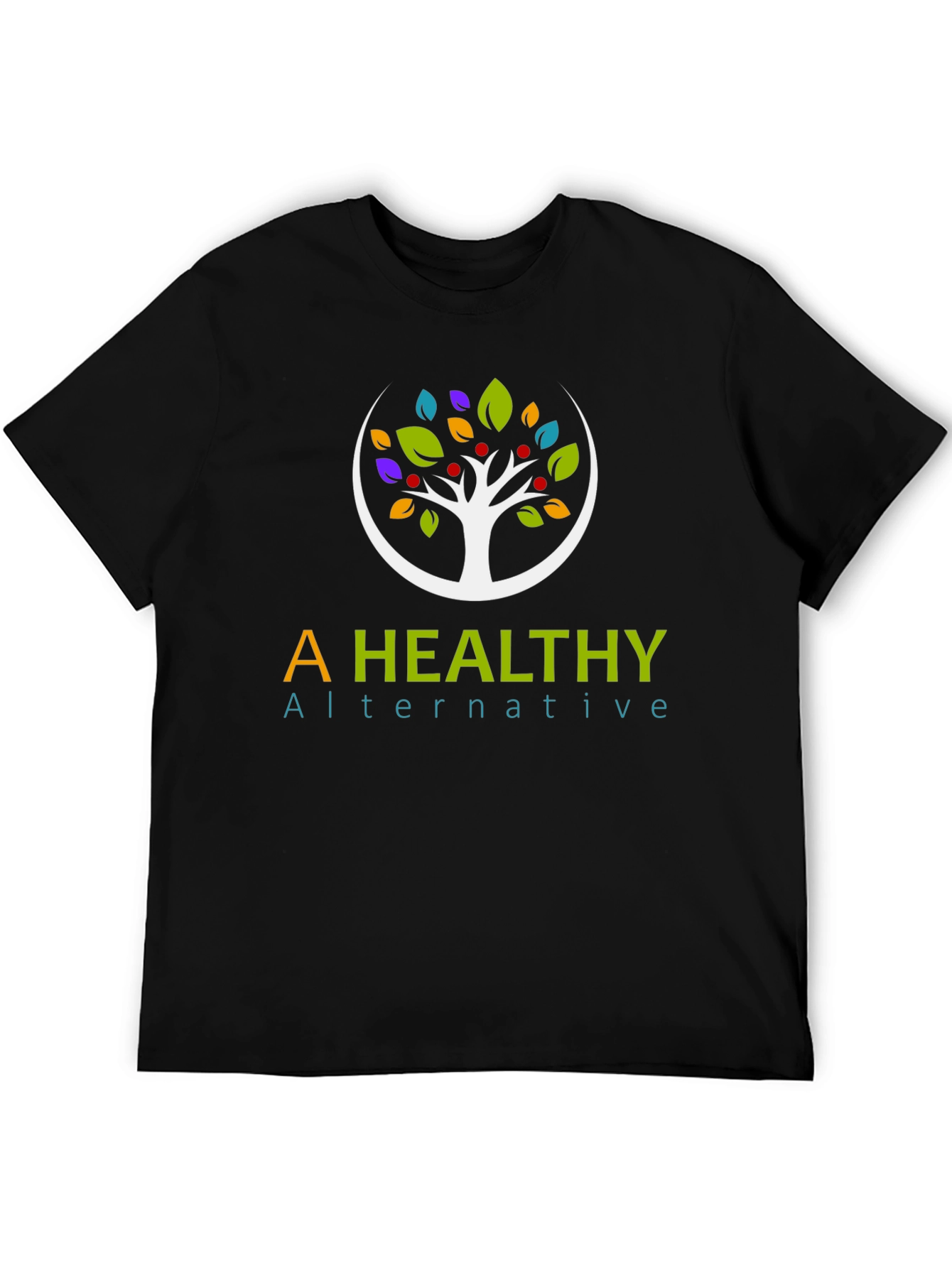 Healthy Alternative Graphic T-Shirt - Black