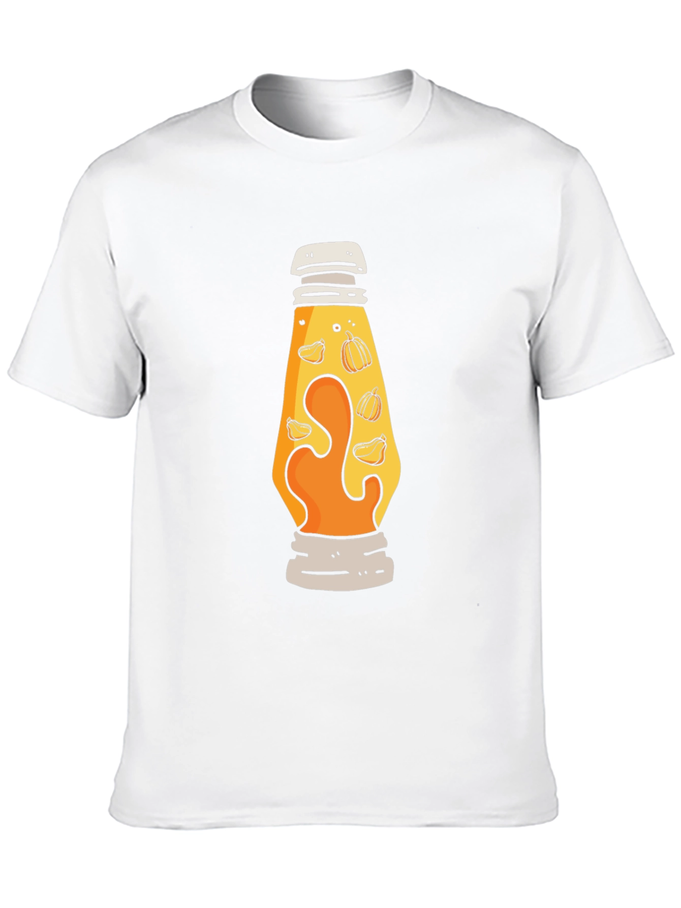 Pumpkin Lava Lamp Graphic Tee - Halloween Style!