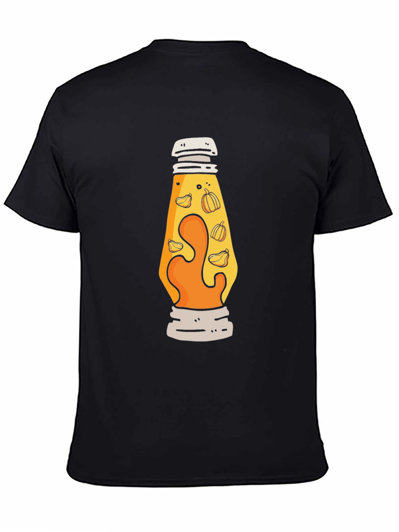 Pumpkin Lava Lamp Graphic Tee - Halloween Style!
