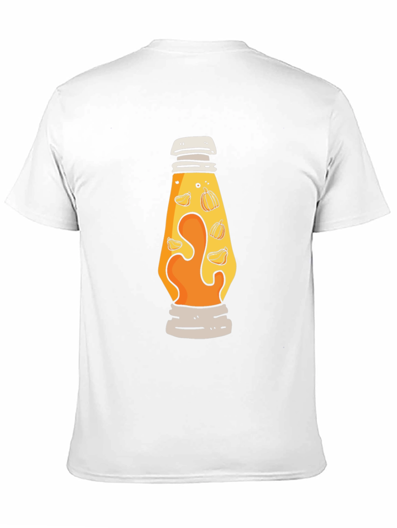Pumpkin Lava Lamp Graphic Tee - Halloween Style!