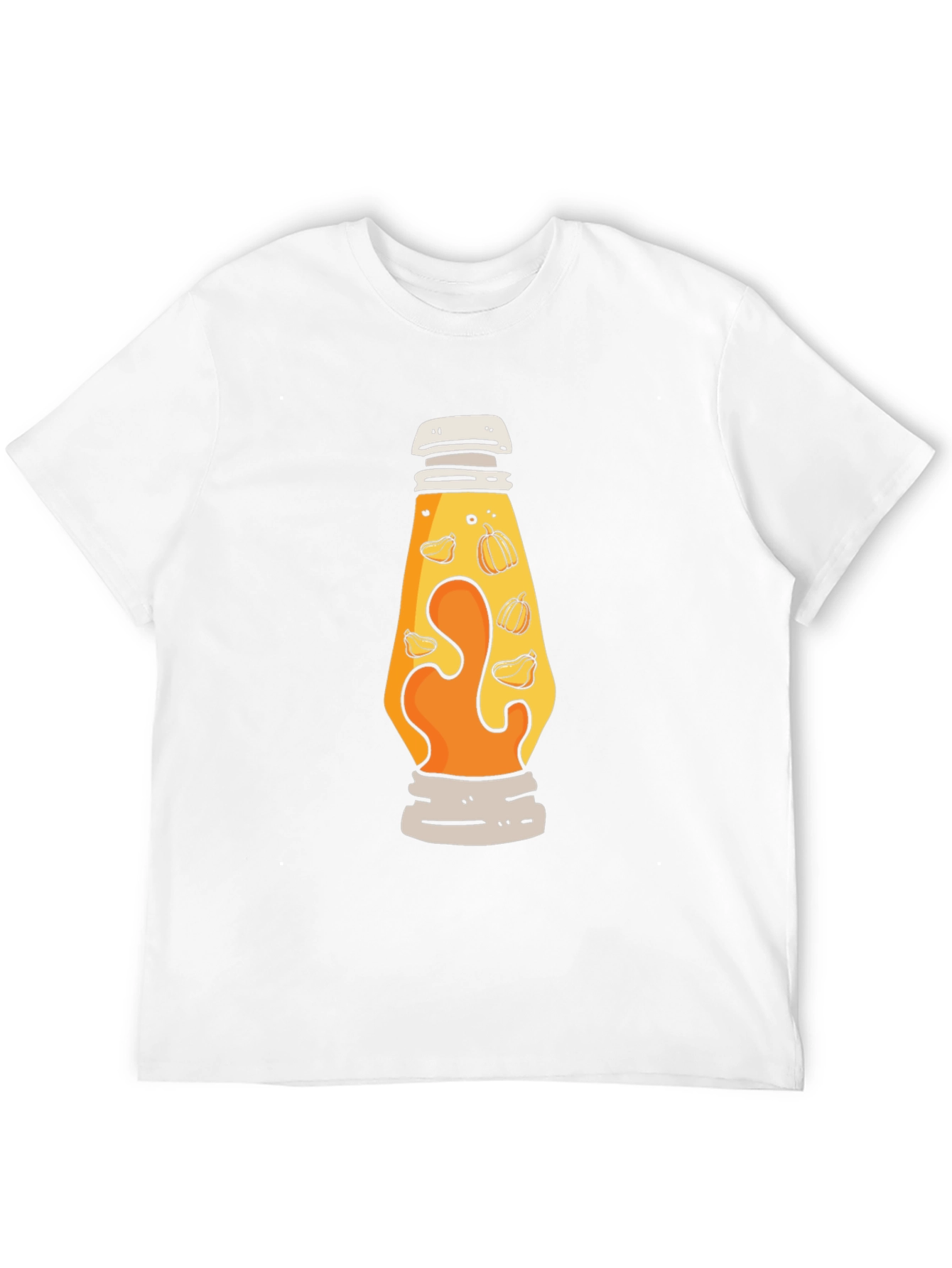 Pumpkin Lava Lamp Graphic Tee - Halloween Style!