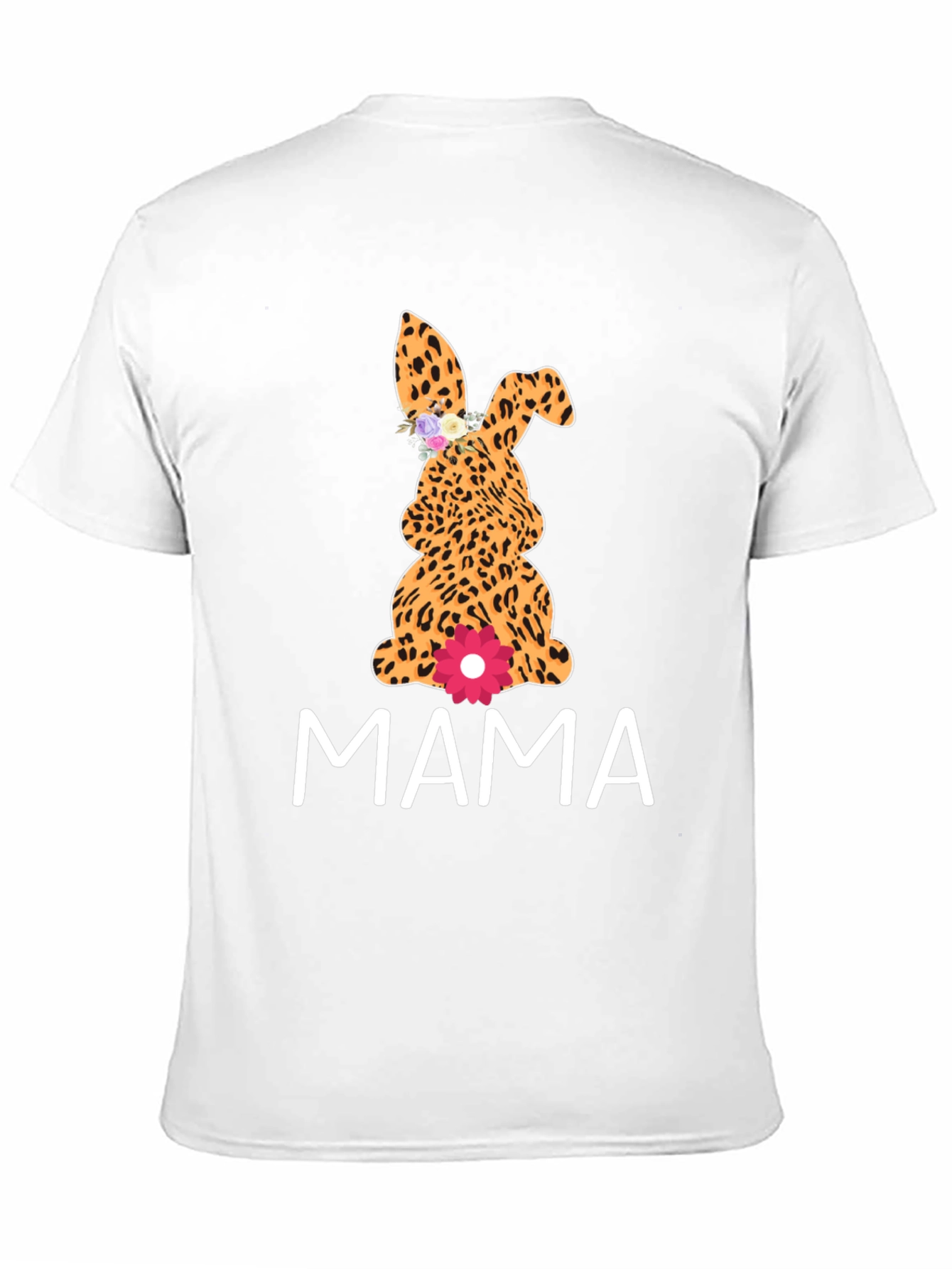 Mama Leopard Bunny T-Shirt - Cute Easter Apparel