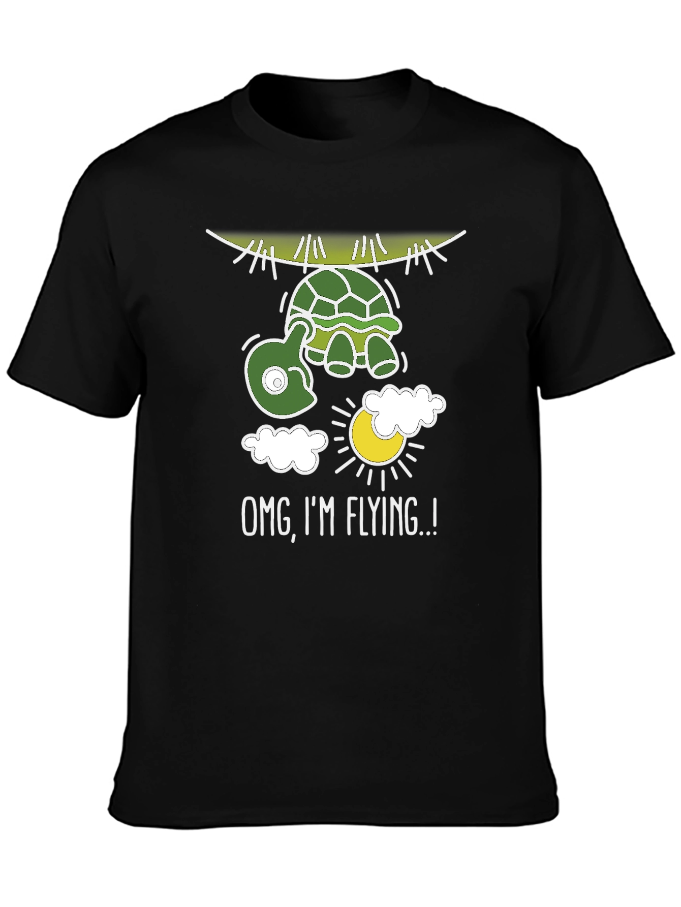 Funny Flying Turtle T-Shirt