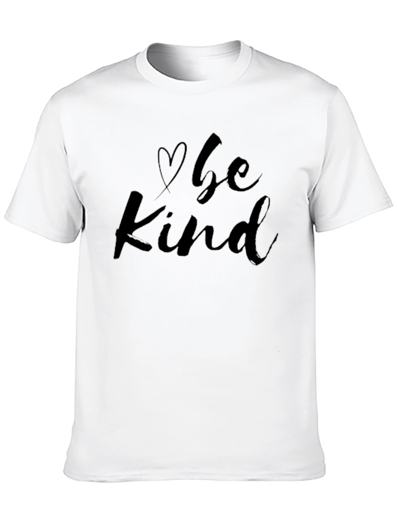 Be Kind Graphic Tee - Soft Black Cotton T-Shirt