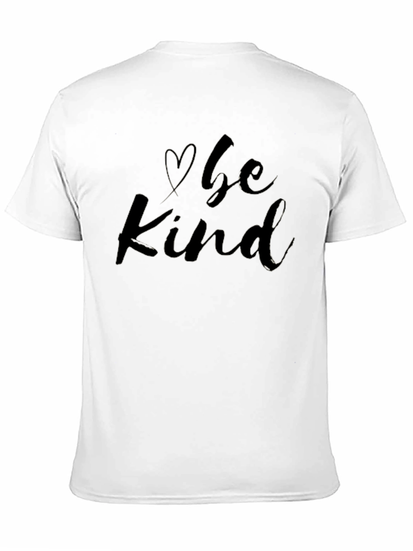 Be Kind Graphic Tee - Soft Black Cotton T-Shirt