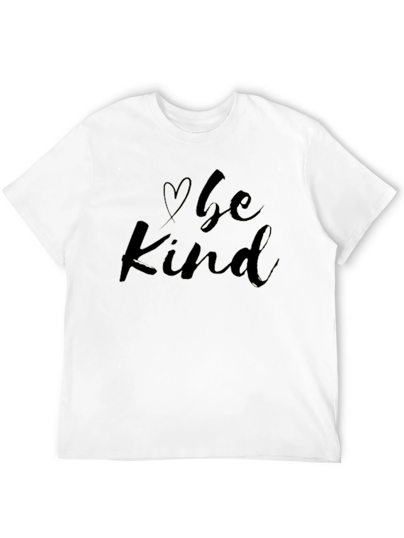Be Kind Graphic Tee - Soft Black Cotton T-Shirt