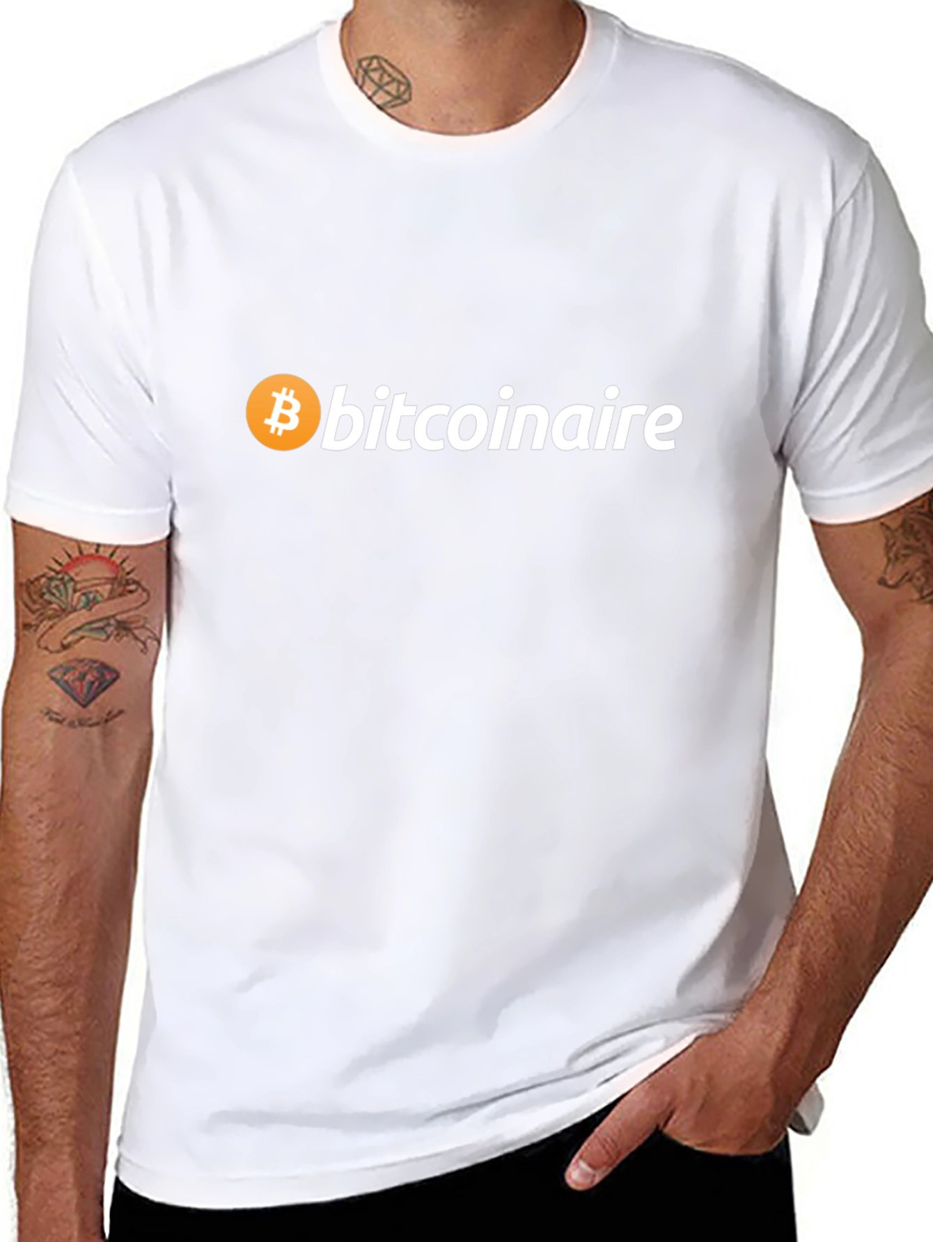 Bitcoin T-Shirt - Bitcoinaire Black Tee
