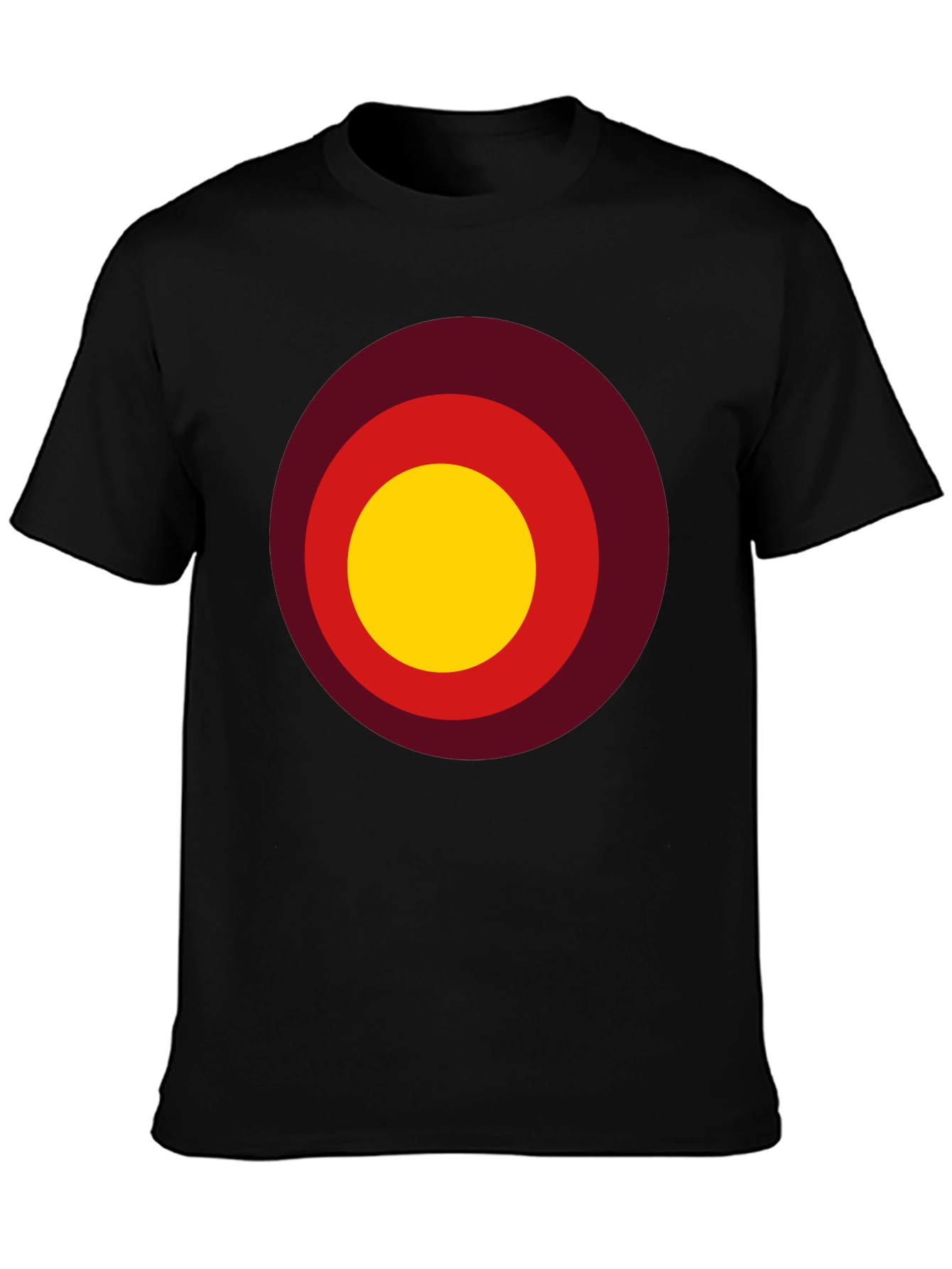 Retro Target Tee - Mens Black Graphic T-Shirt