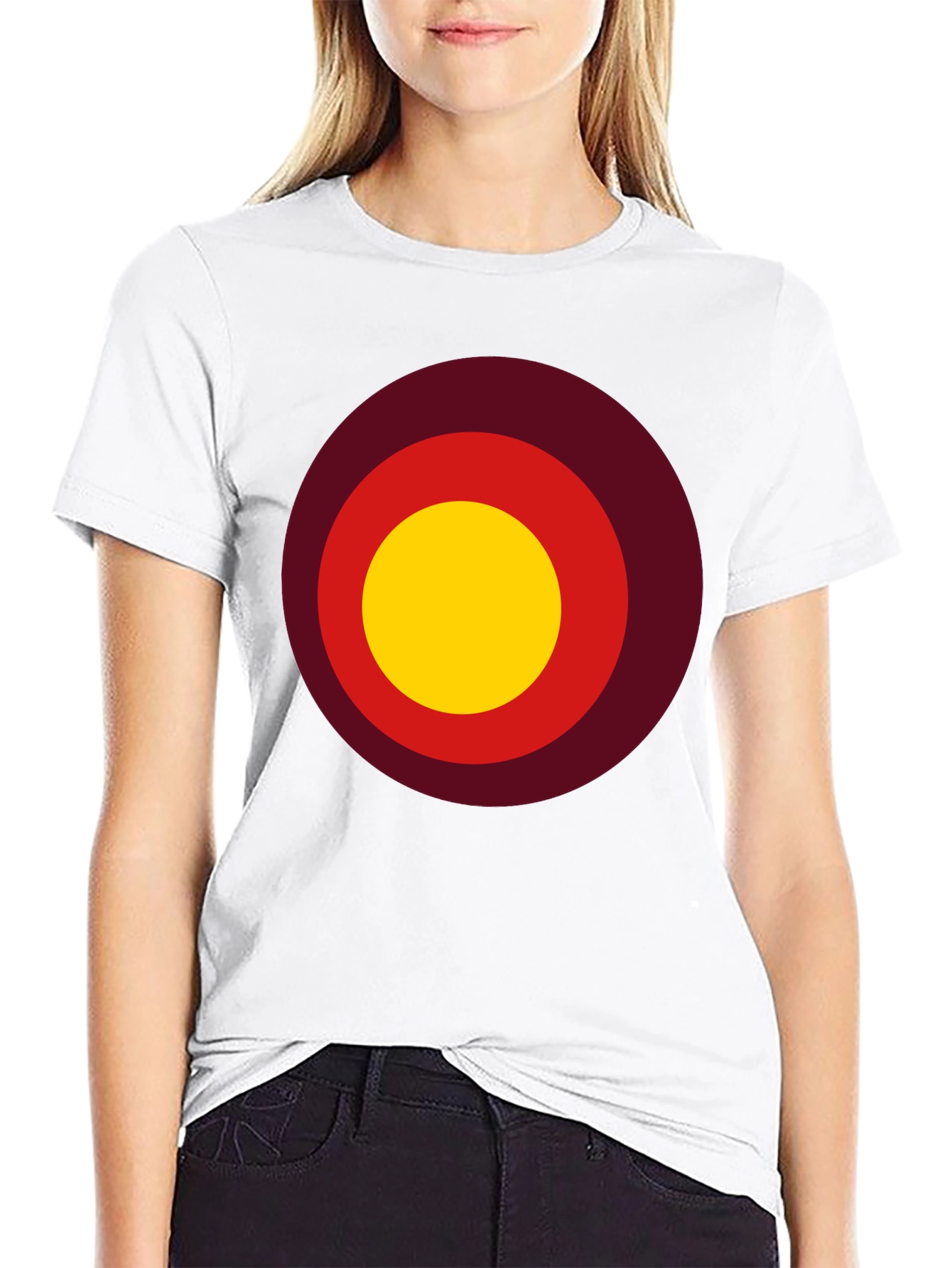 Retro Target Tee - Mens Black Graphic T-Shirt