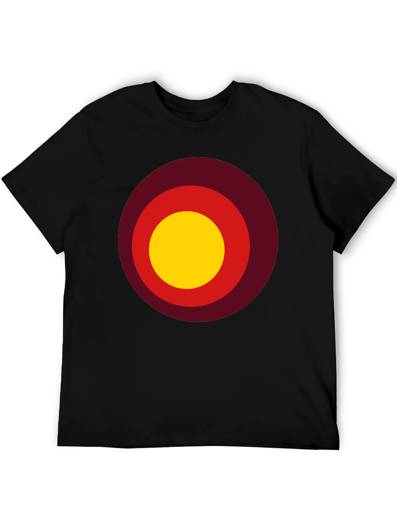 Retro Target Tee - Mens Black Graphic T-Shirt