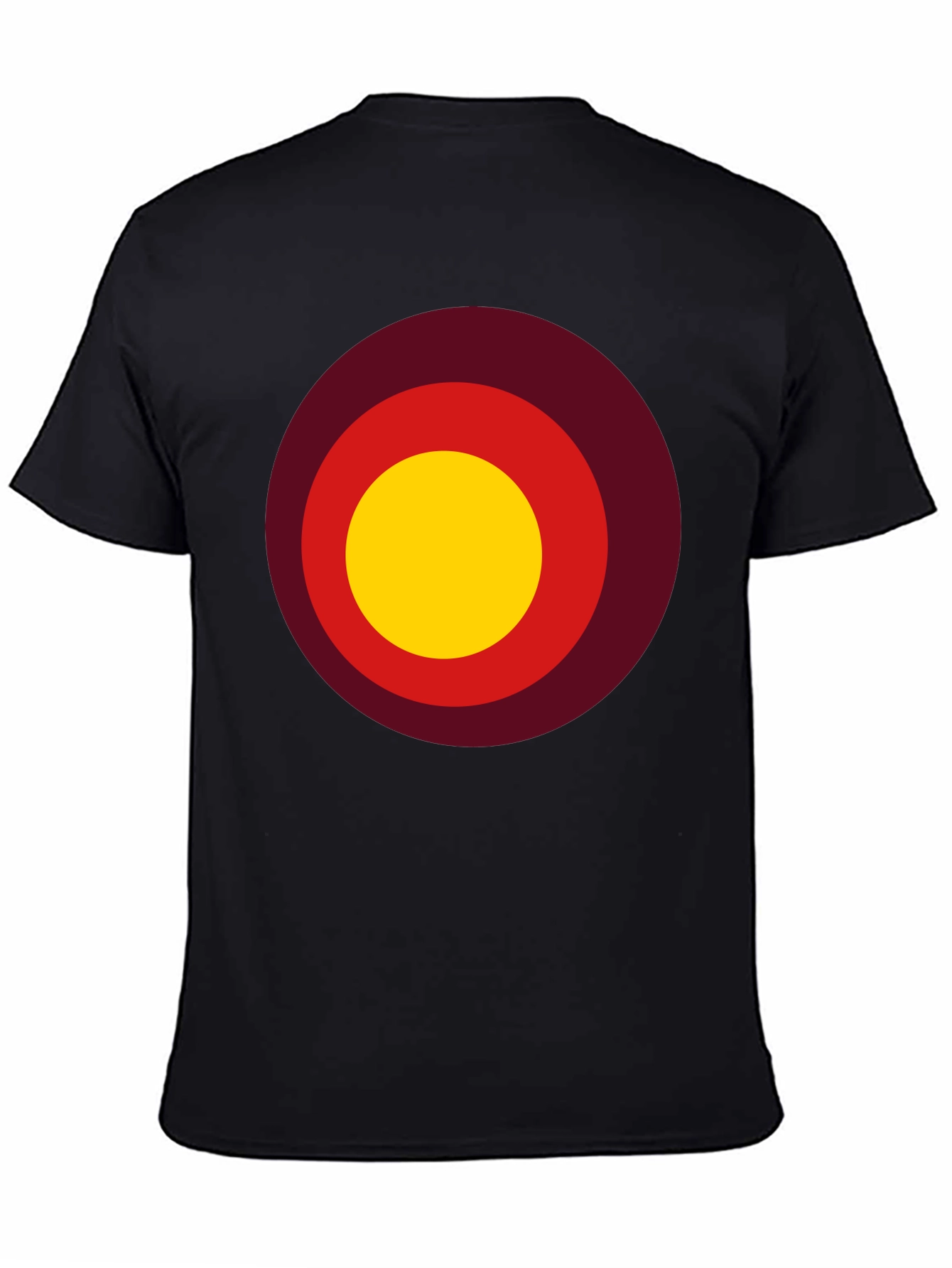 Retro Target Tee - Mens Black Graphic T-Shirt