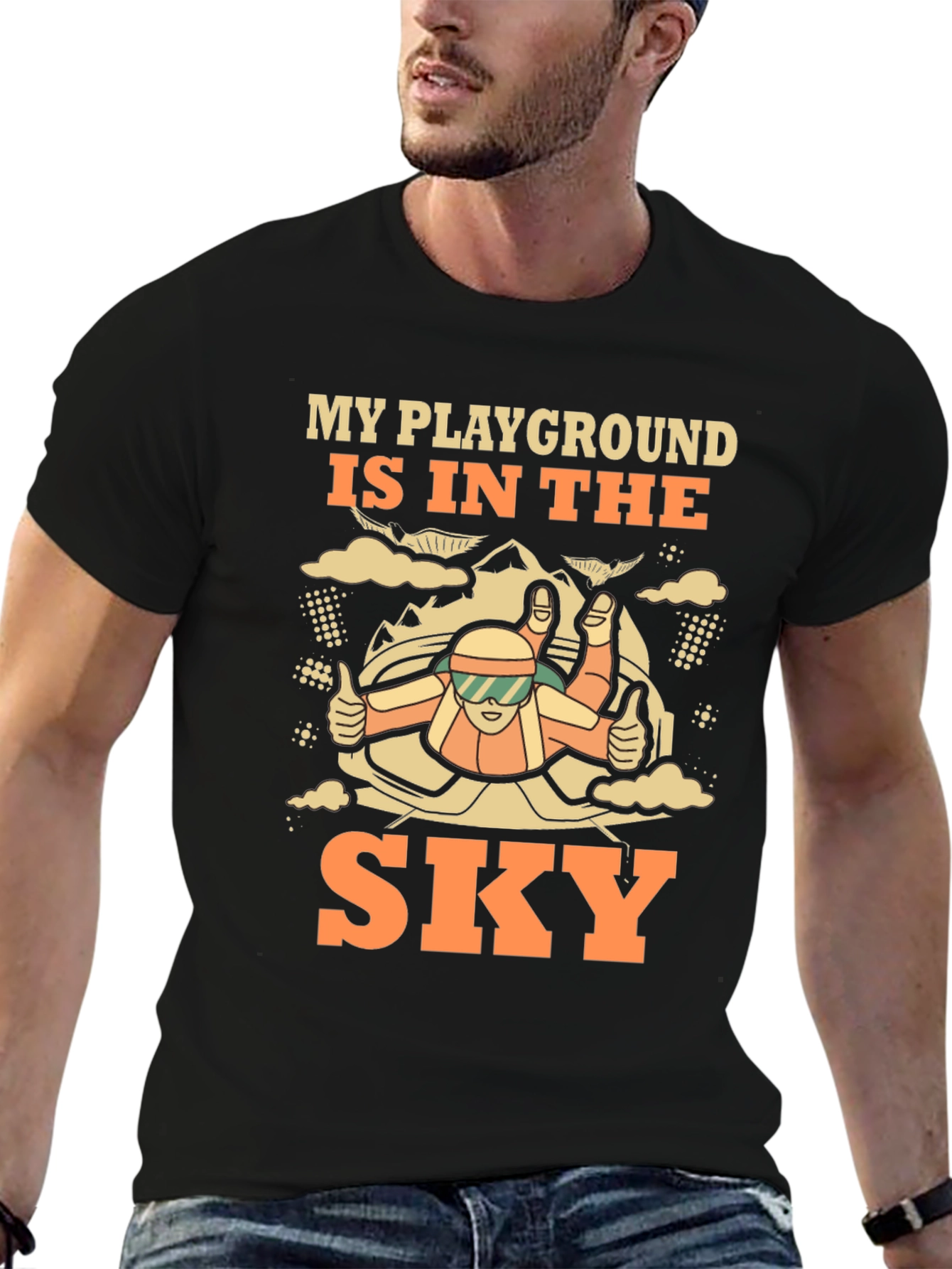 Skydiving T-Shirt - My Playground is in The Sky