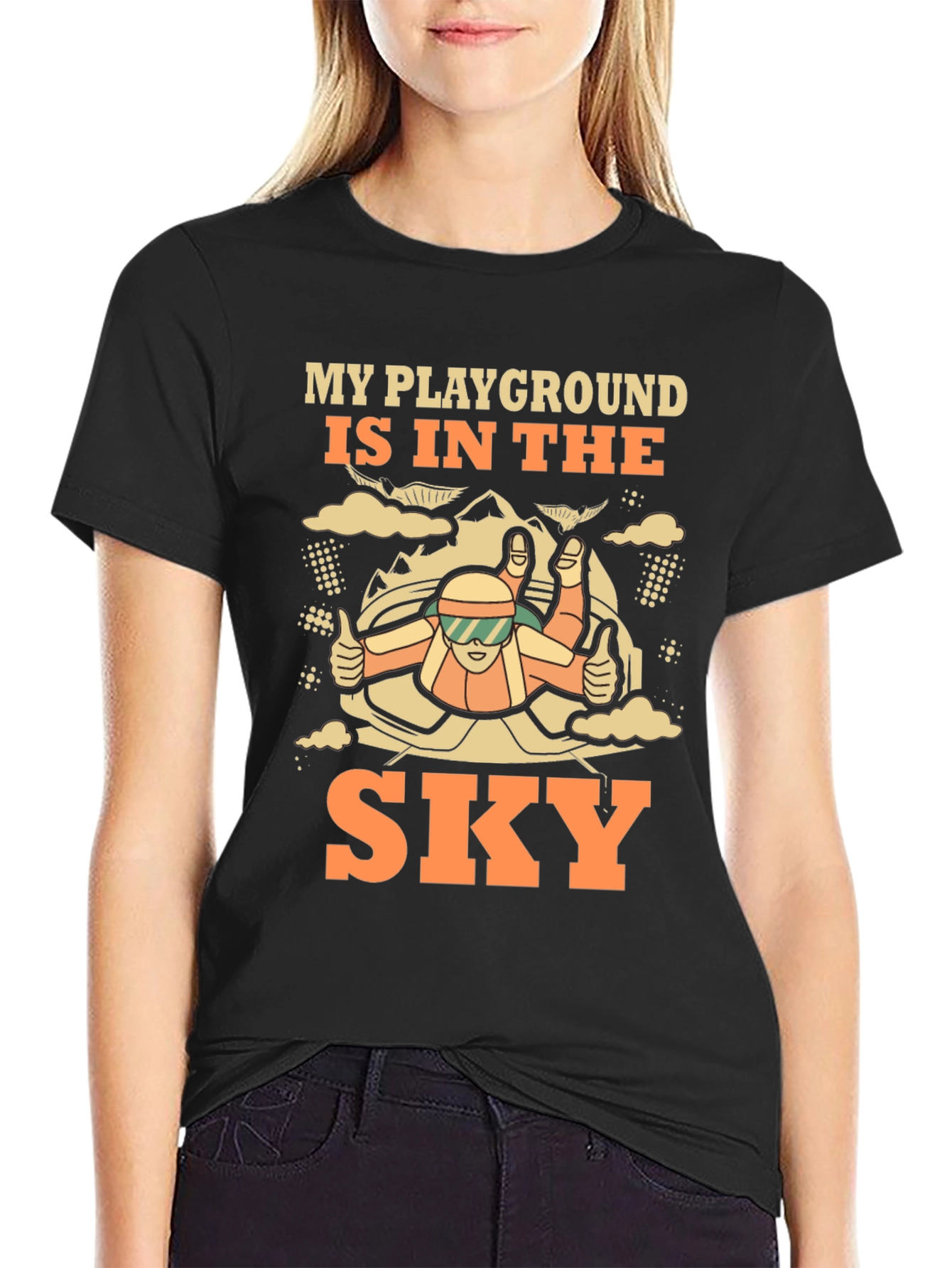 Skydiving T-Shirt - My Playground is in The Sky