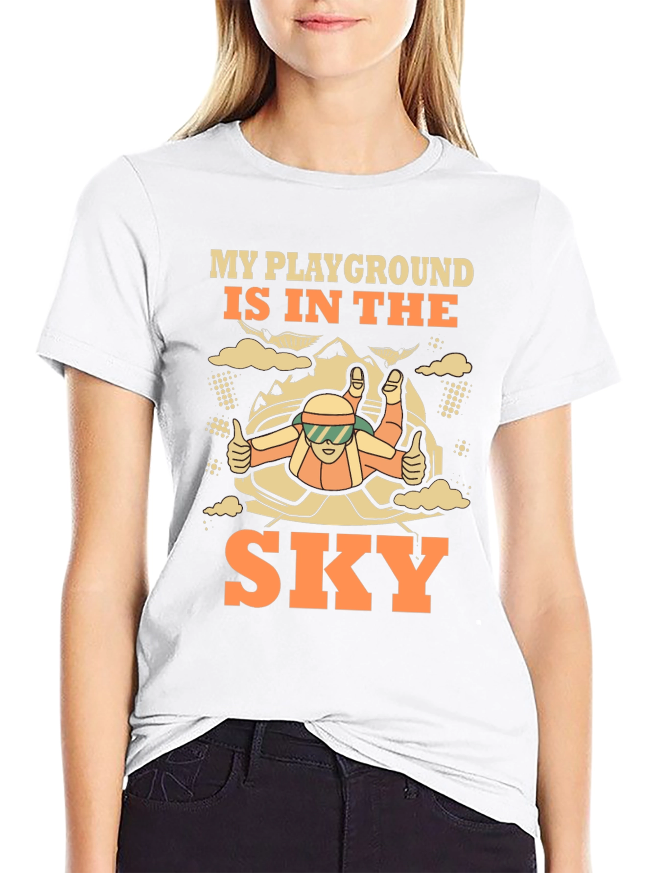 Skydiving T-Shirt - My Playground is in The Sky