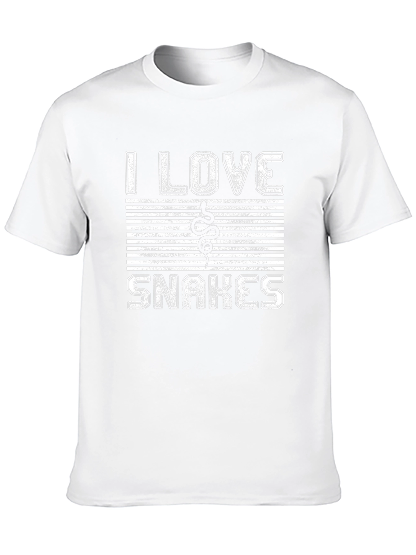 I Love Snakes Graphic Tee - Black