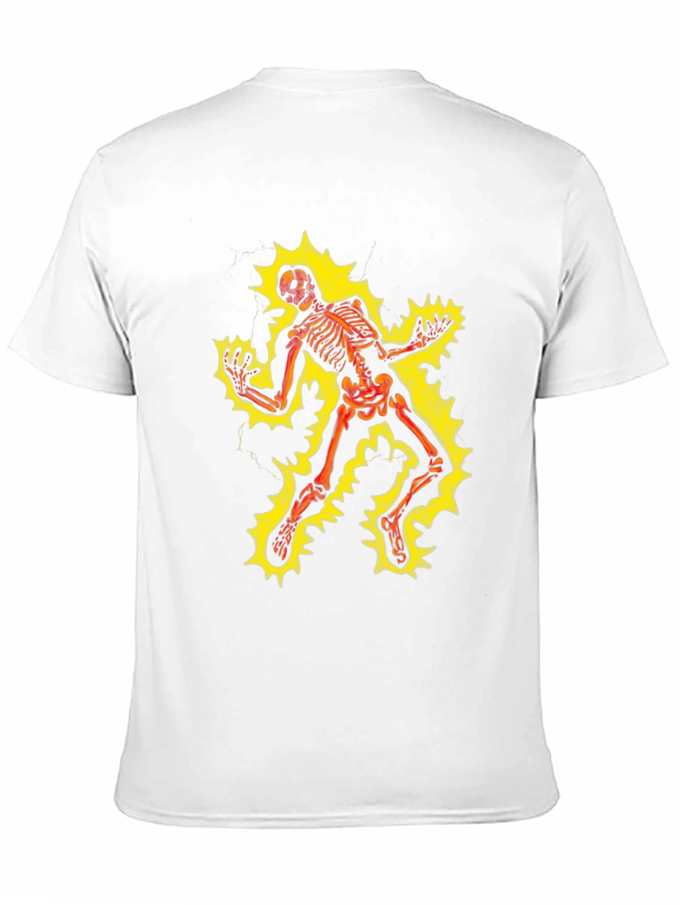 Electrified Skeleton Graphic T-Shirt