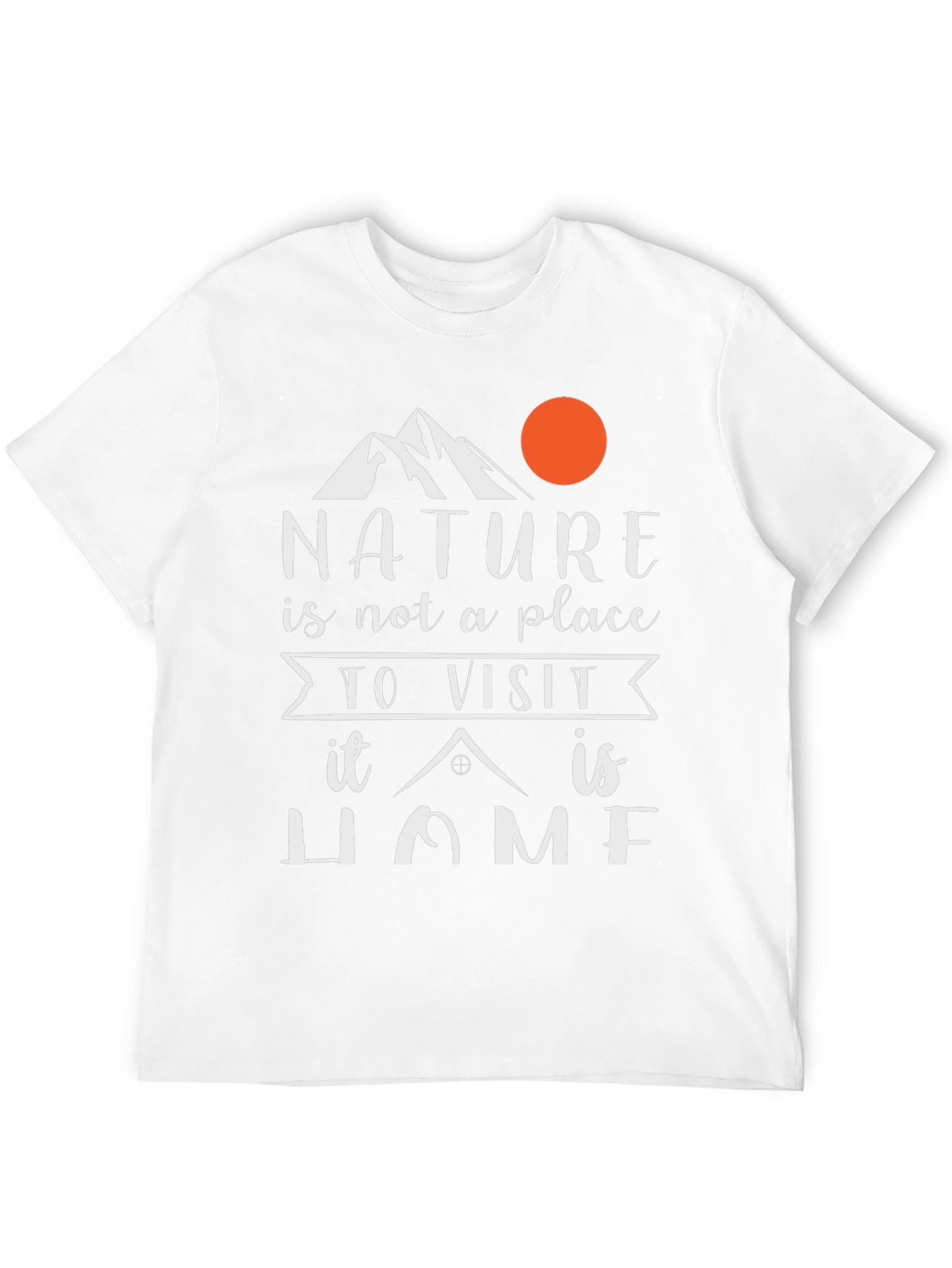 Nature is Home Black Graphic Tee