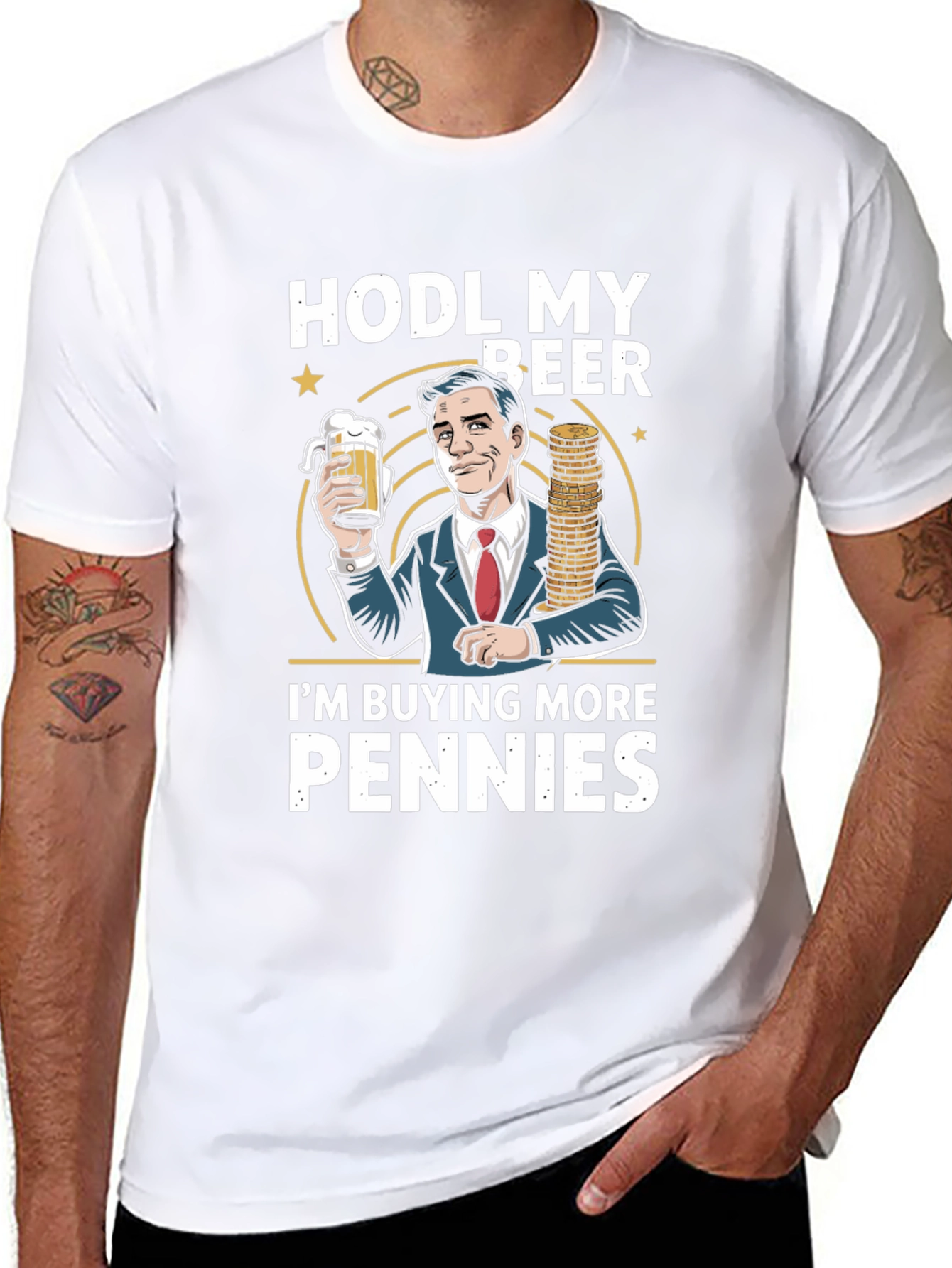 HODL My Beer Penny Stock T-Shirt